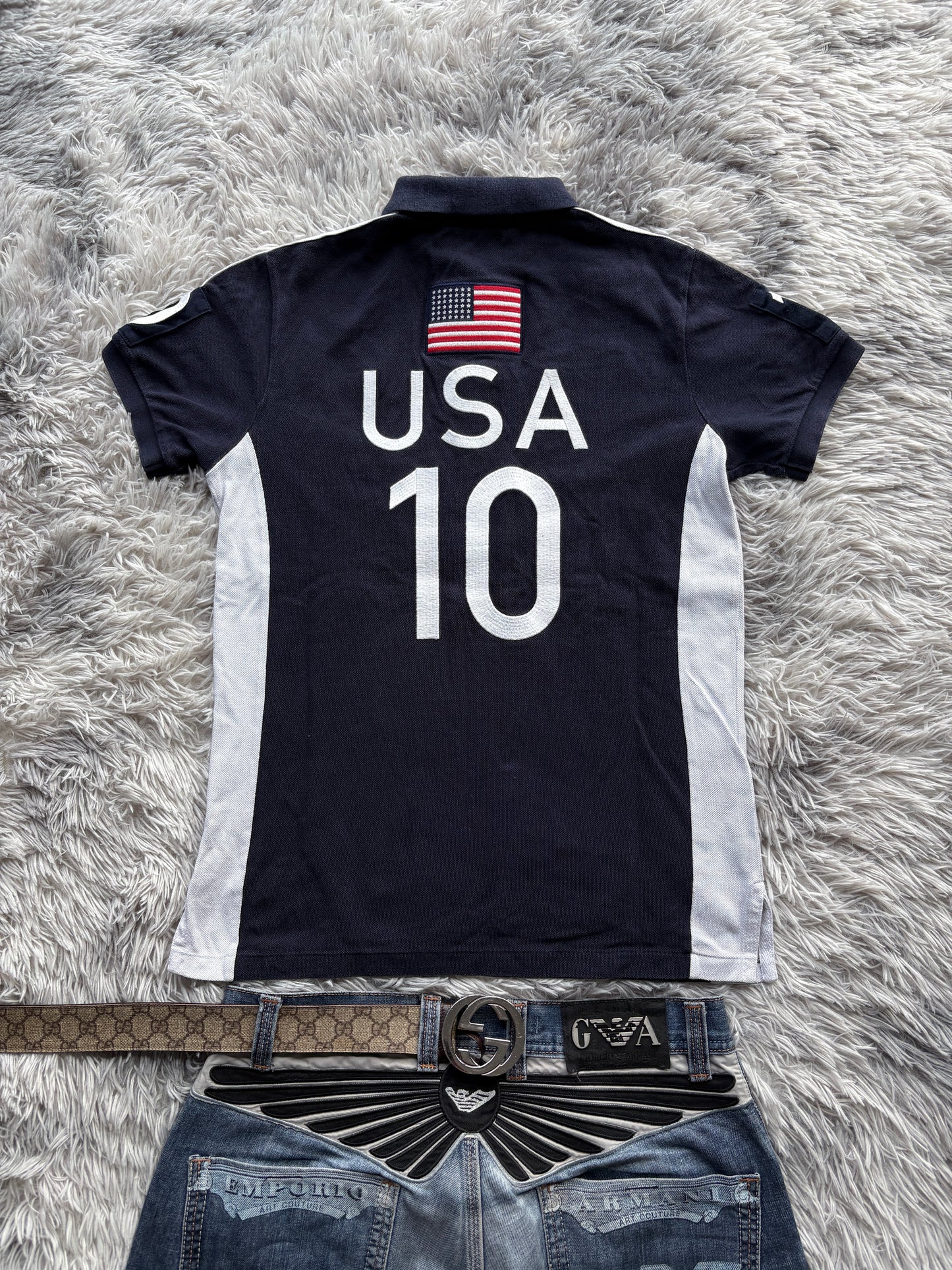 Ralph Lauren USA Polo T-Shirt (S)