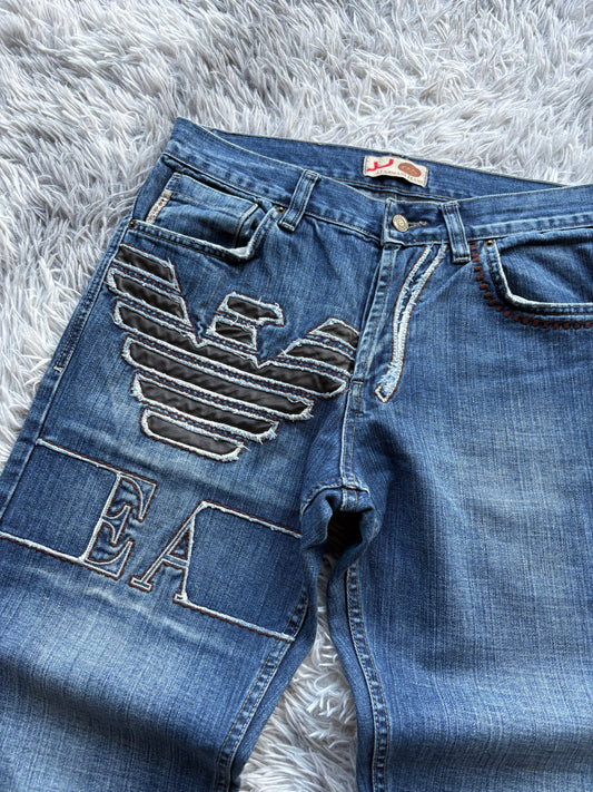 Armani Big Print Jeans (32/M)