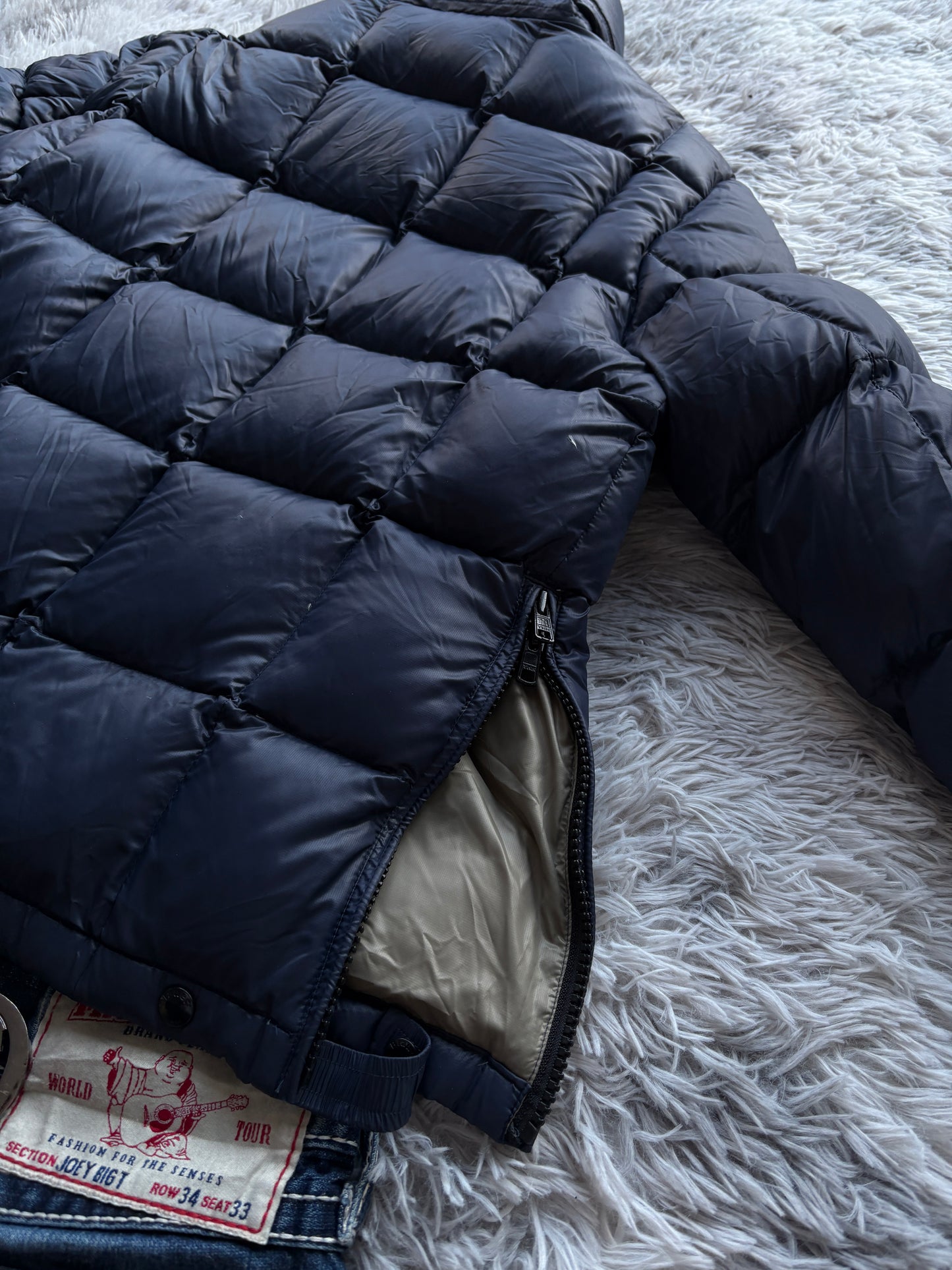 Blauer Pufferjacke (L)