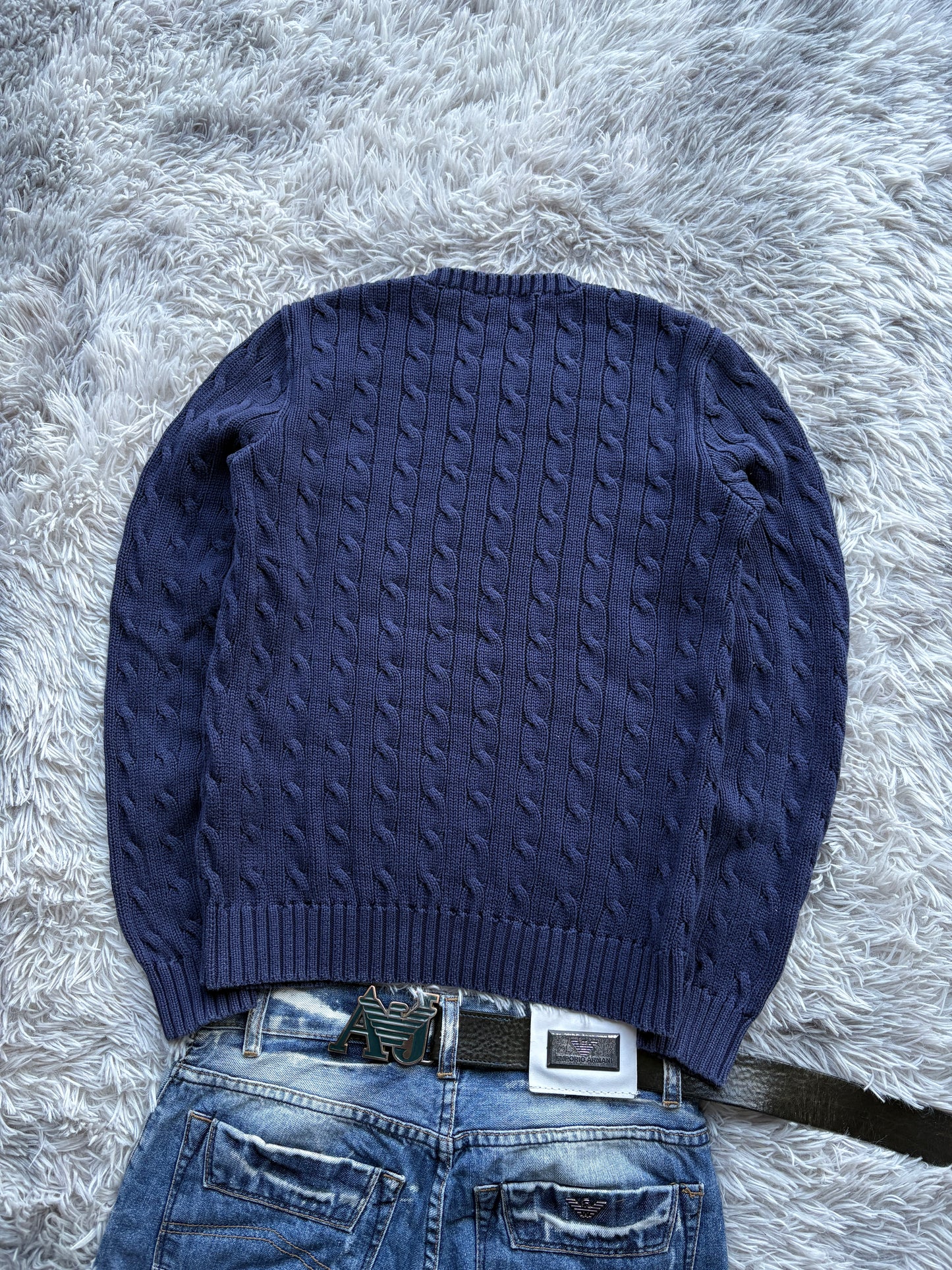Ralph Lauren Cable Knit Sweater (M Damen)