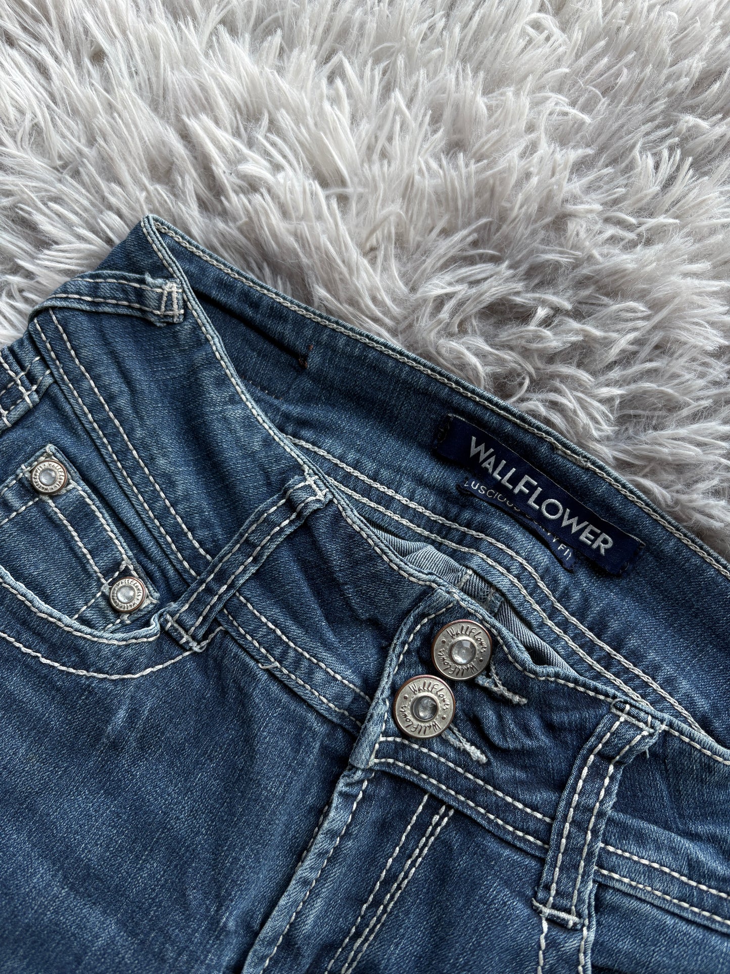 Y2K Style Bootcut Jeans (XS Damen)