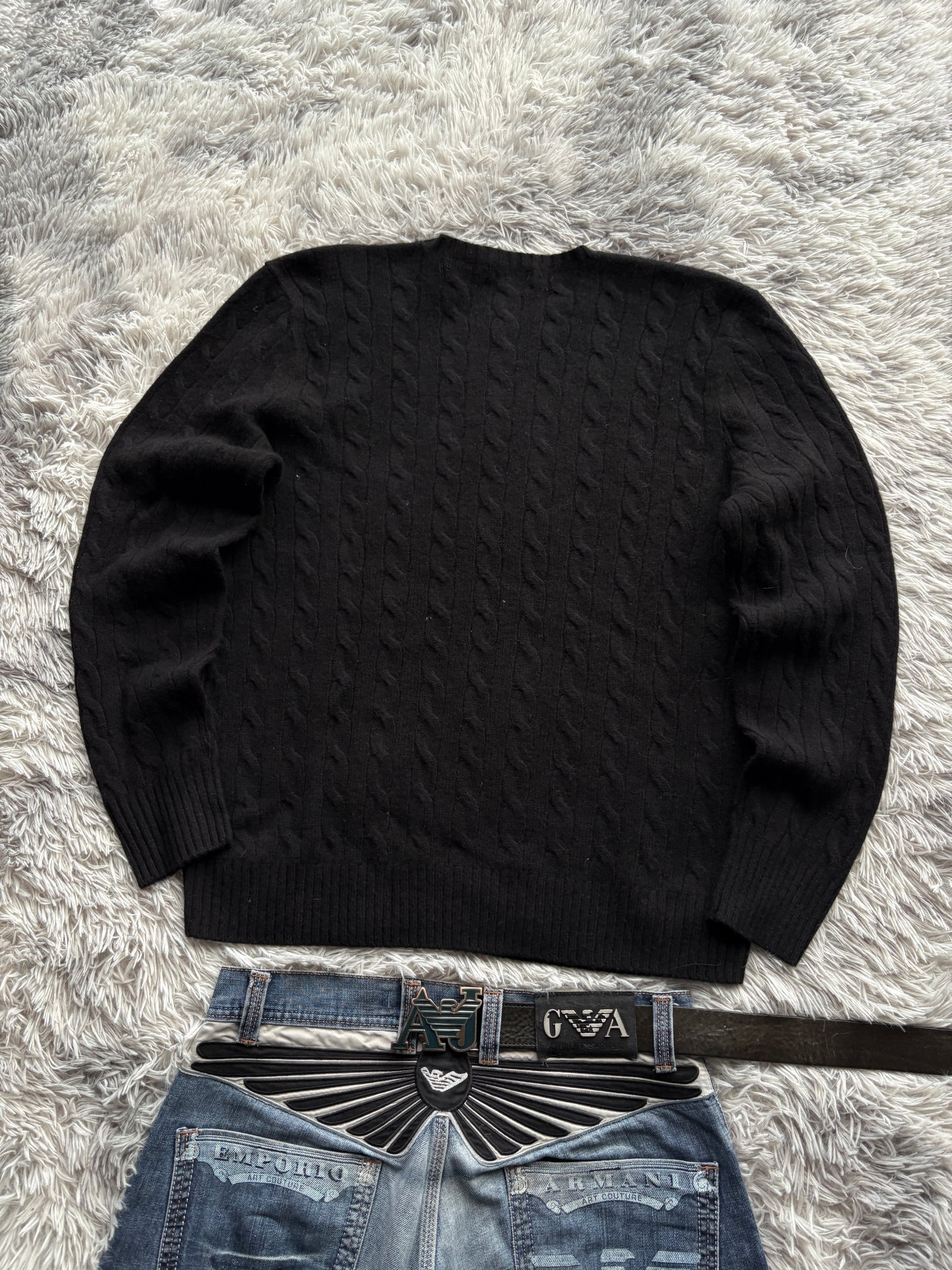 Ralph Lauren Cashmere Cable Knit (L)