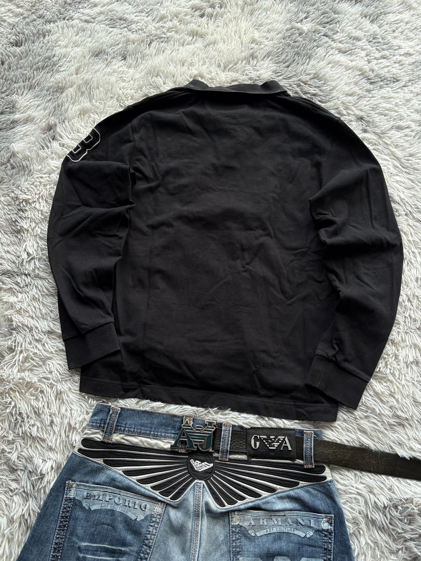 La Martina langarm Polo Shirt (L)