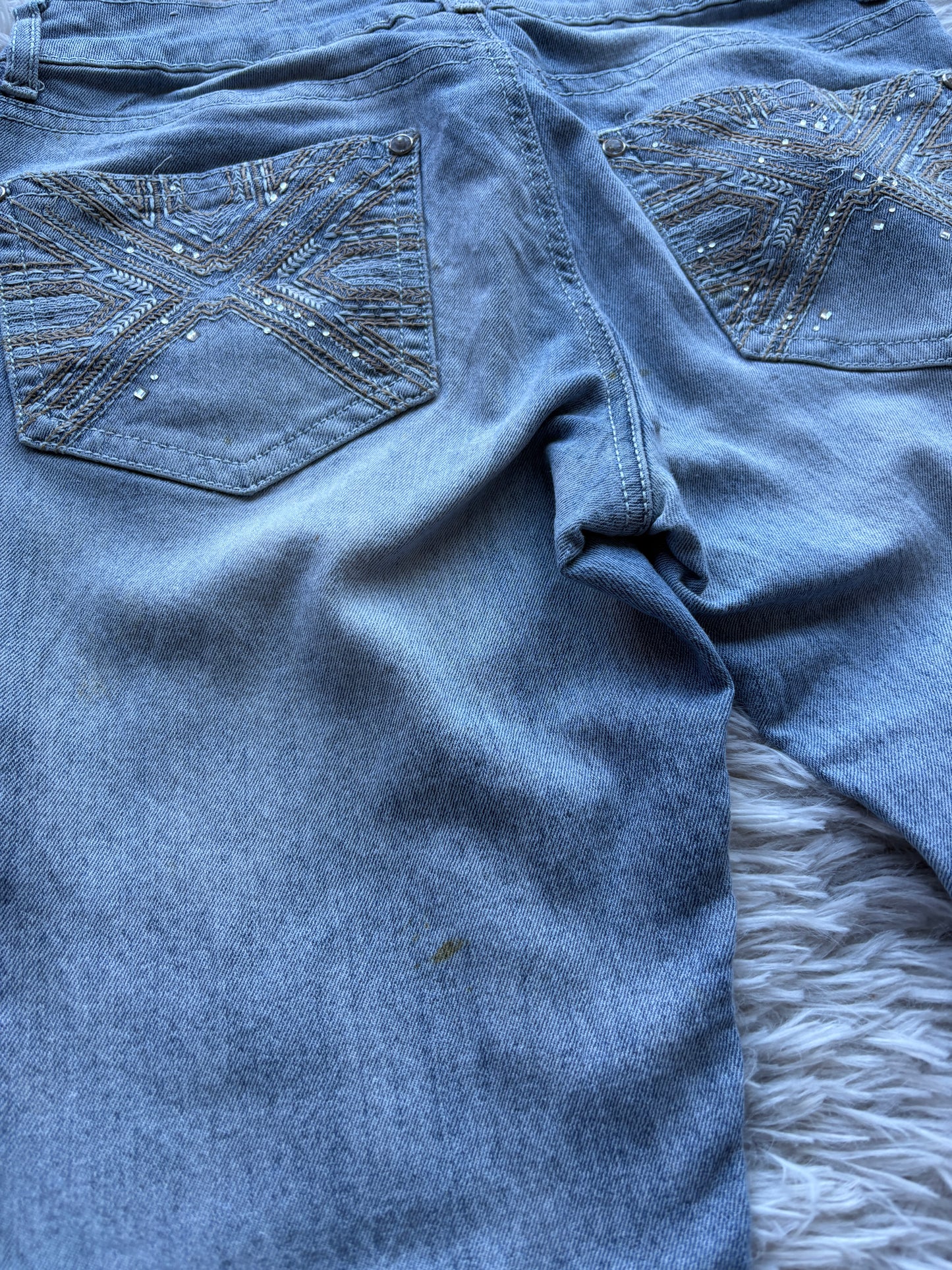 Y2K Style Low Waist Jeans (S Damen)