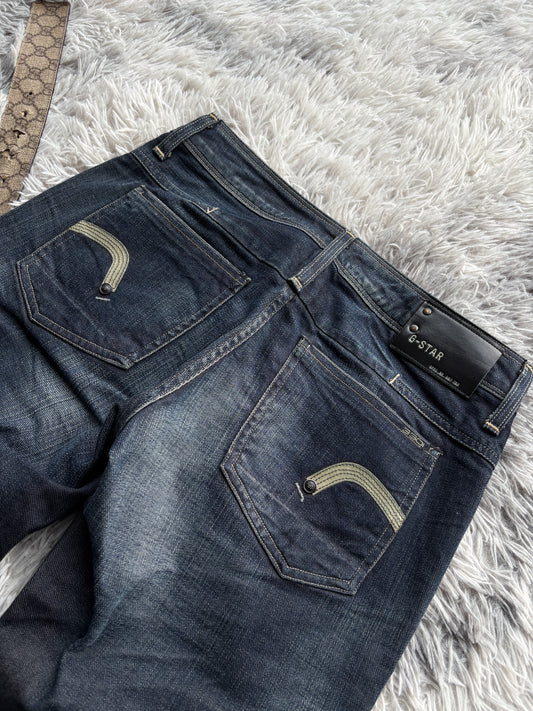 G-Star Bootcut Washed Jeans (W27 L34)