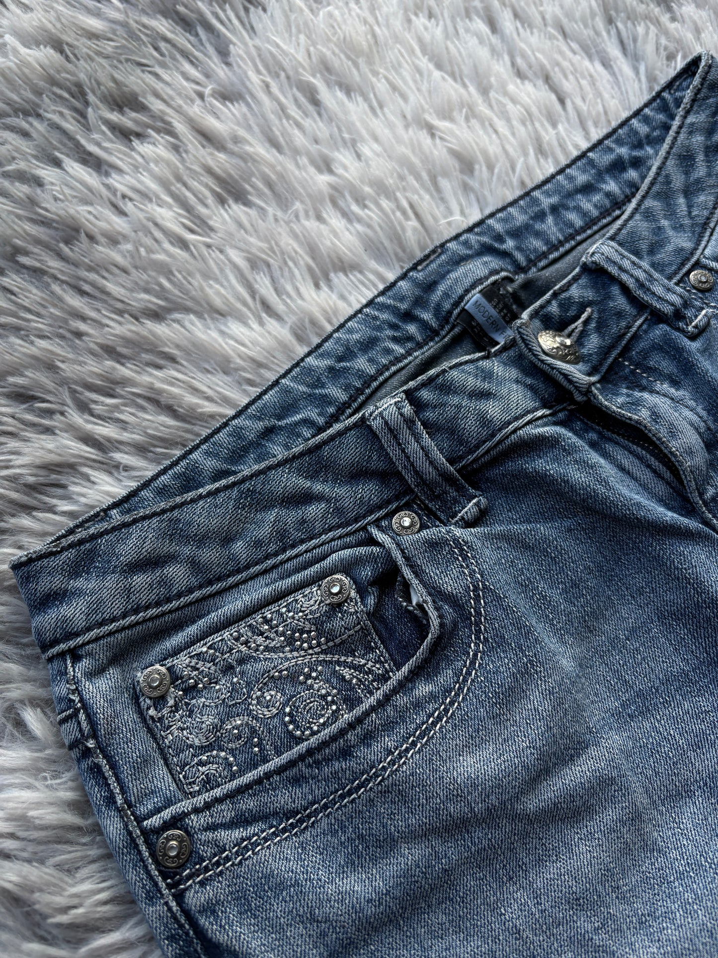 Y2K Style Bootcut Damen Jeans (W31 L31)