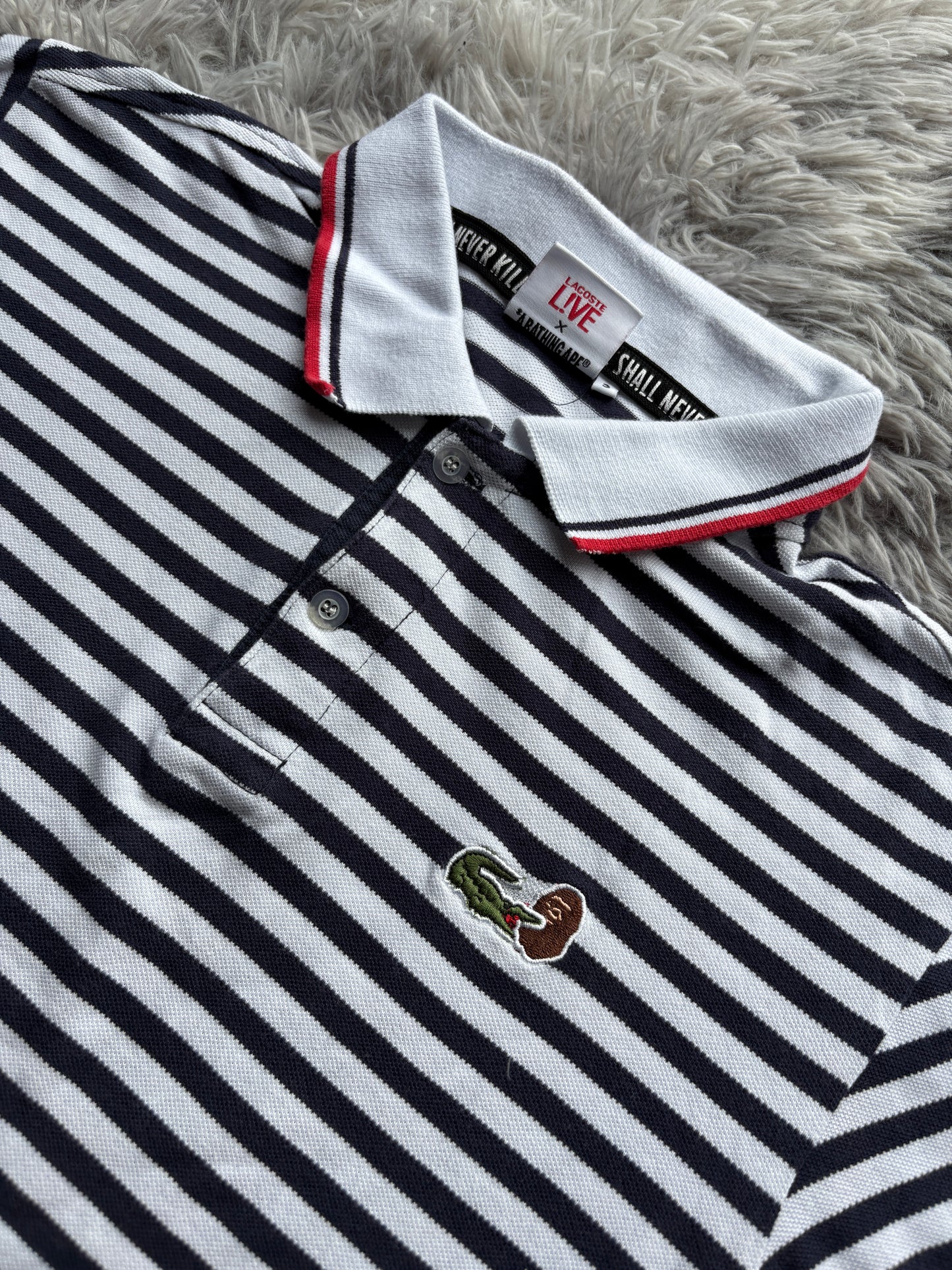 Lacoste x Bape Polo (S)