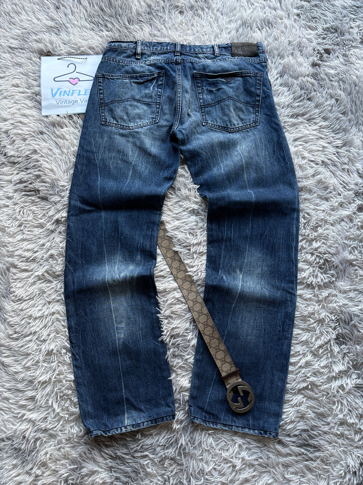 Armani Washed Jeans (L)