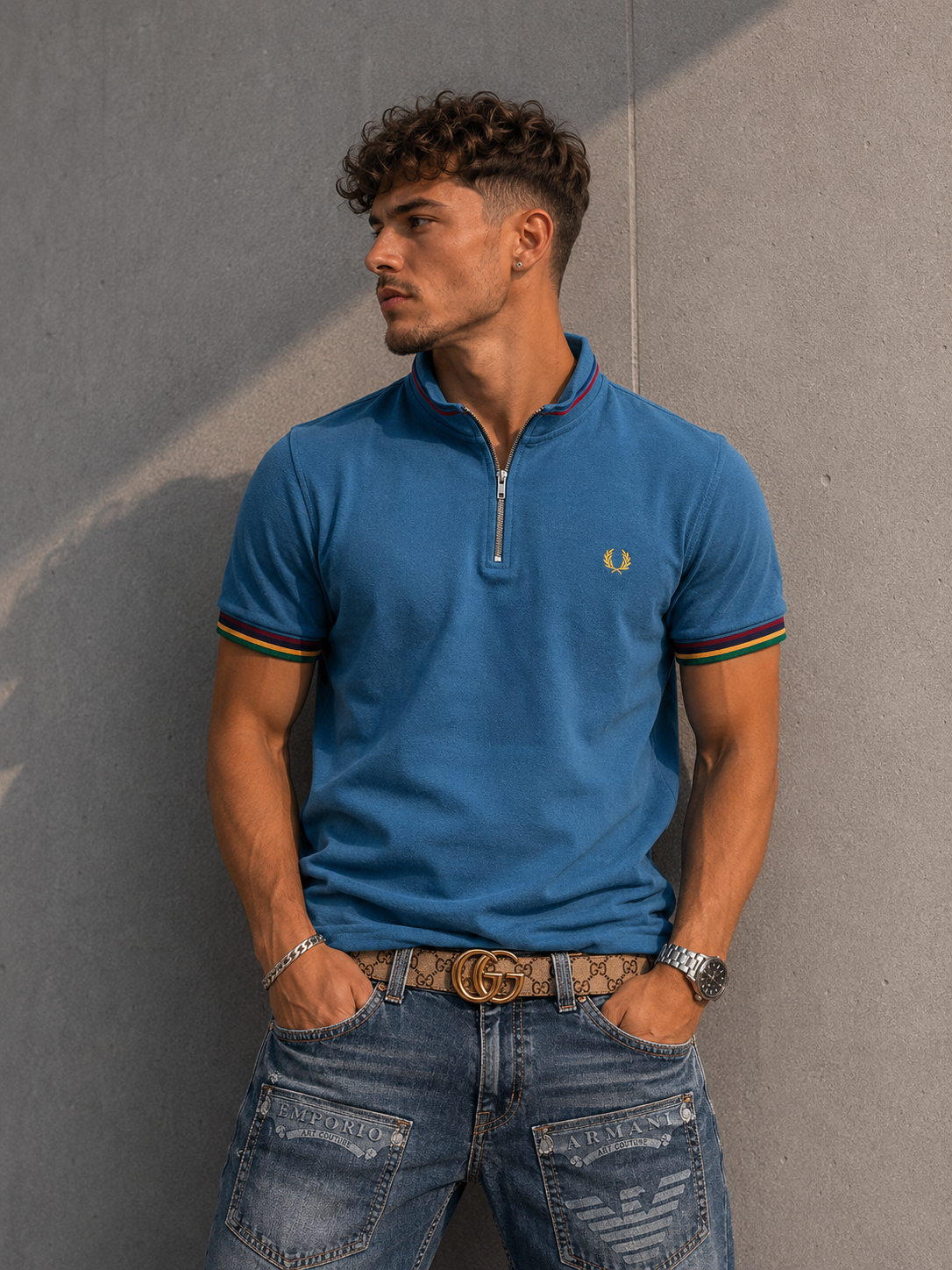 Fred Perry Polo T-Shirt (L)