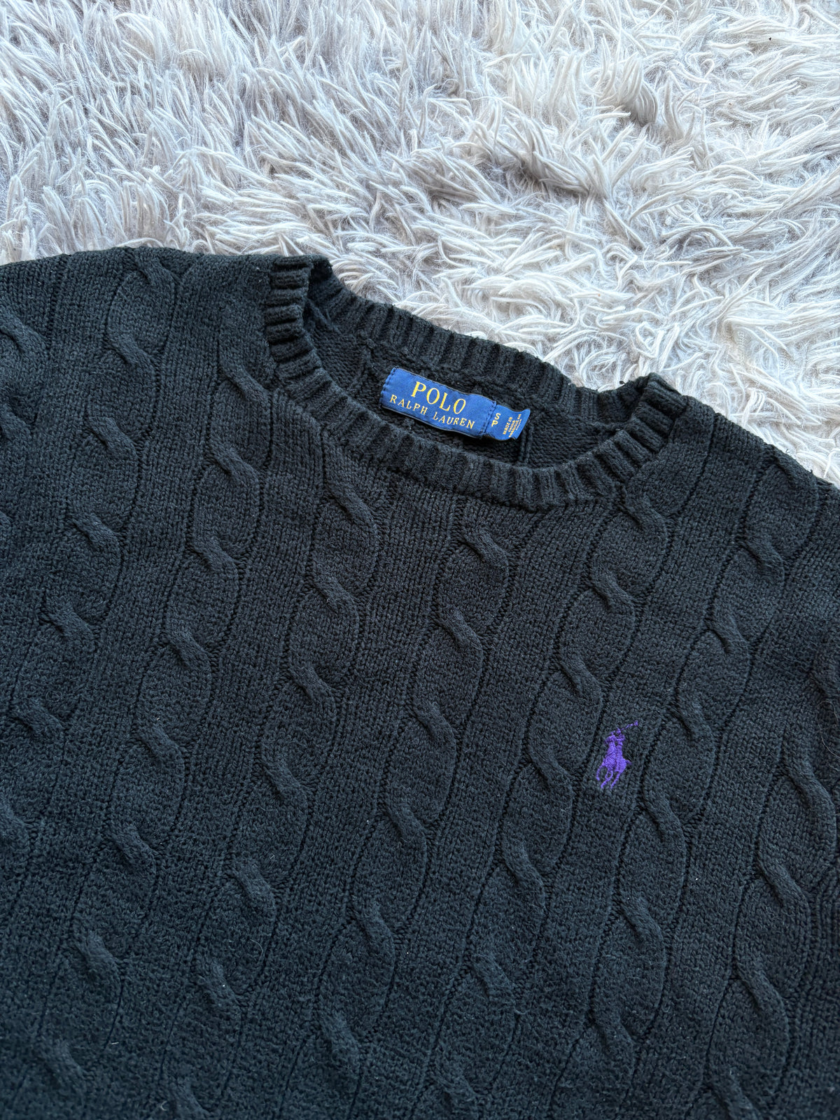 Ralph Lauren Cable Knit Sweater (S)