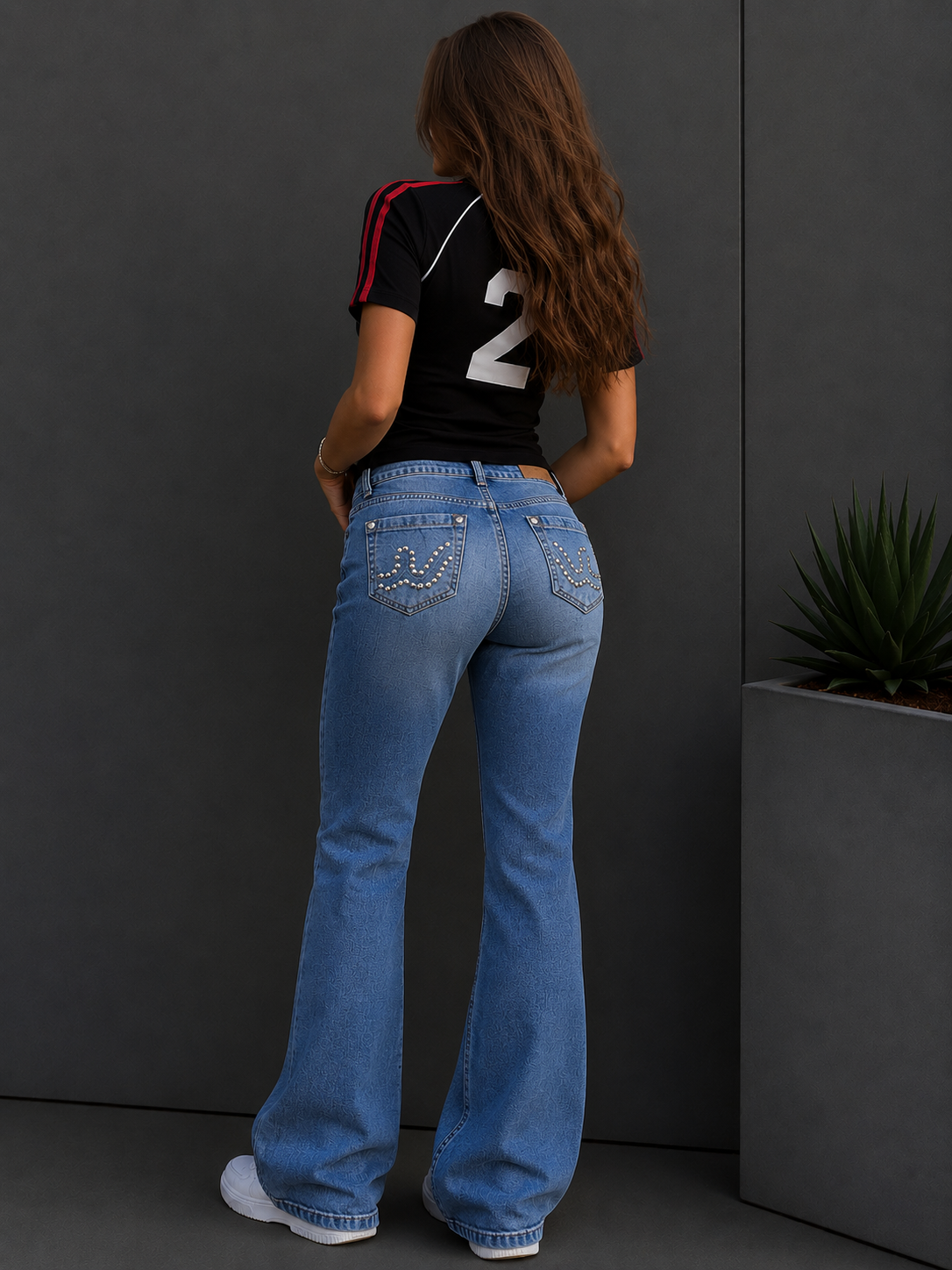 Y2K Bootcut Jeans (XS)
