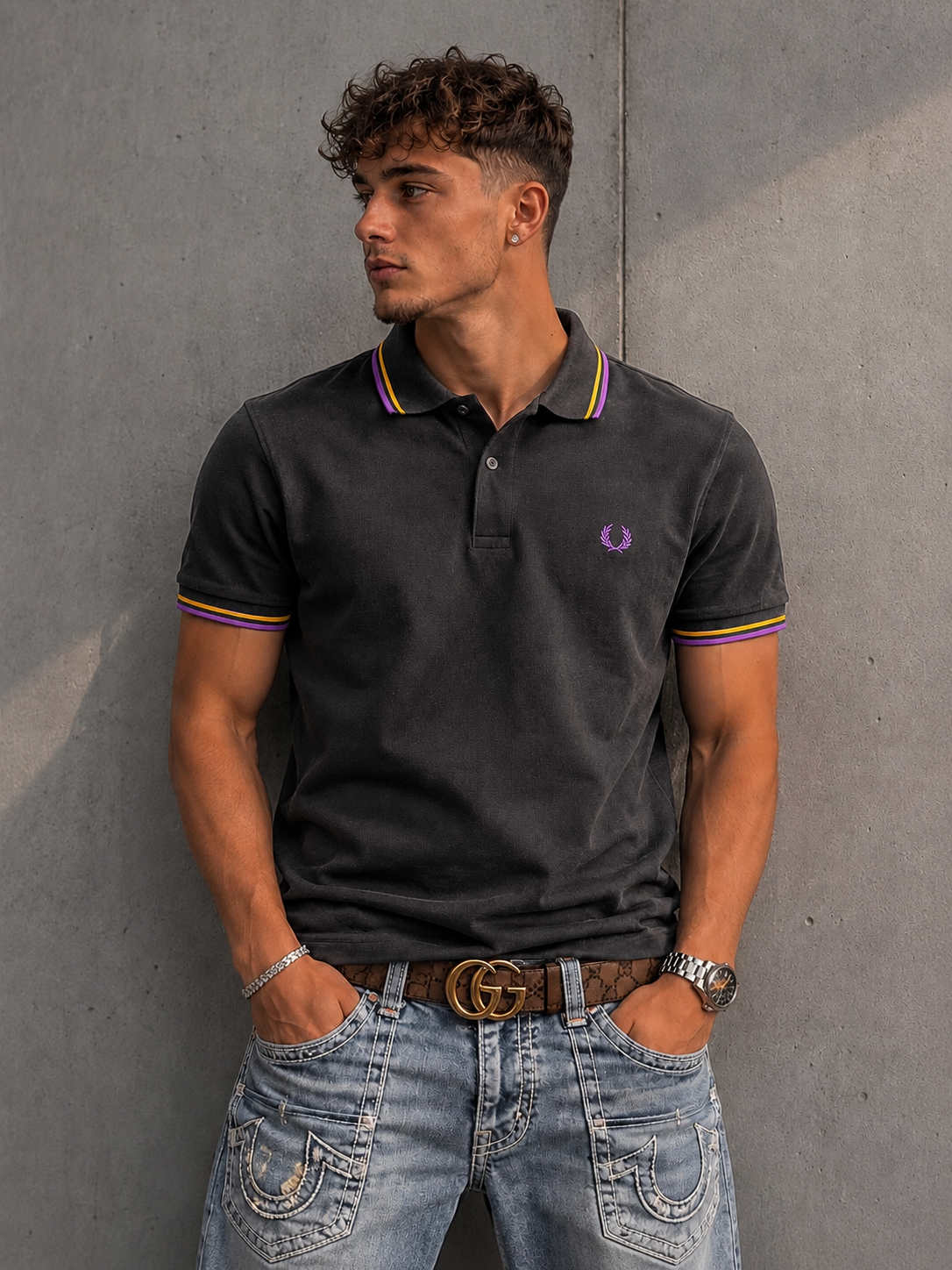 Fred Perry Polo T-Shirt (M)