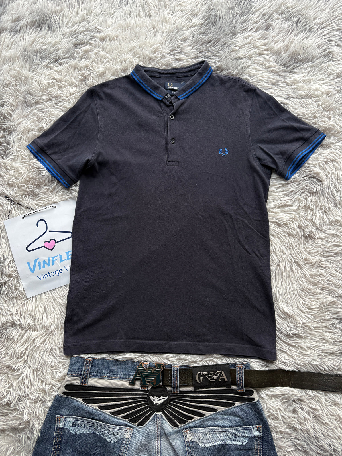Fred Perry Polo T-Shirt (M)