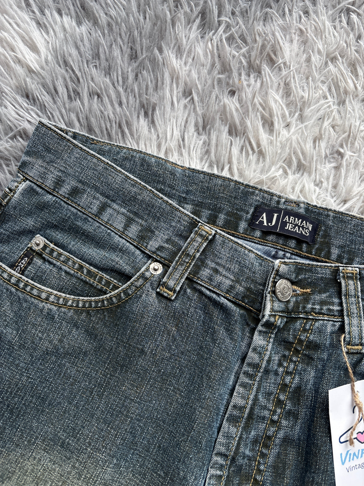 Armani Washed Jeans (S)