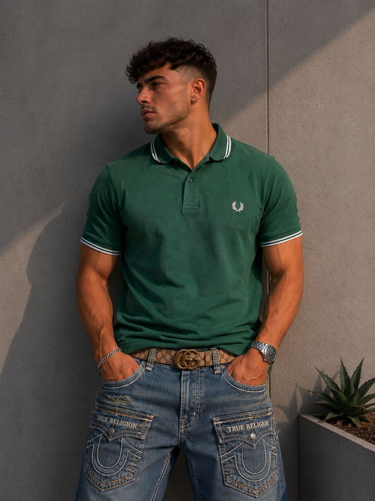 Fred Perry Polo T-Shirt (M-L)