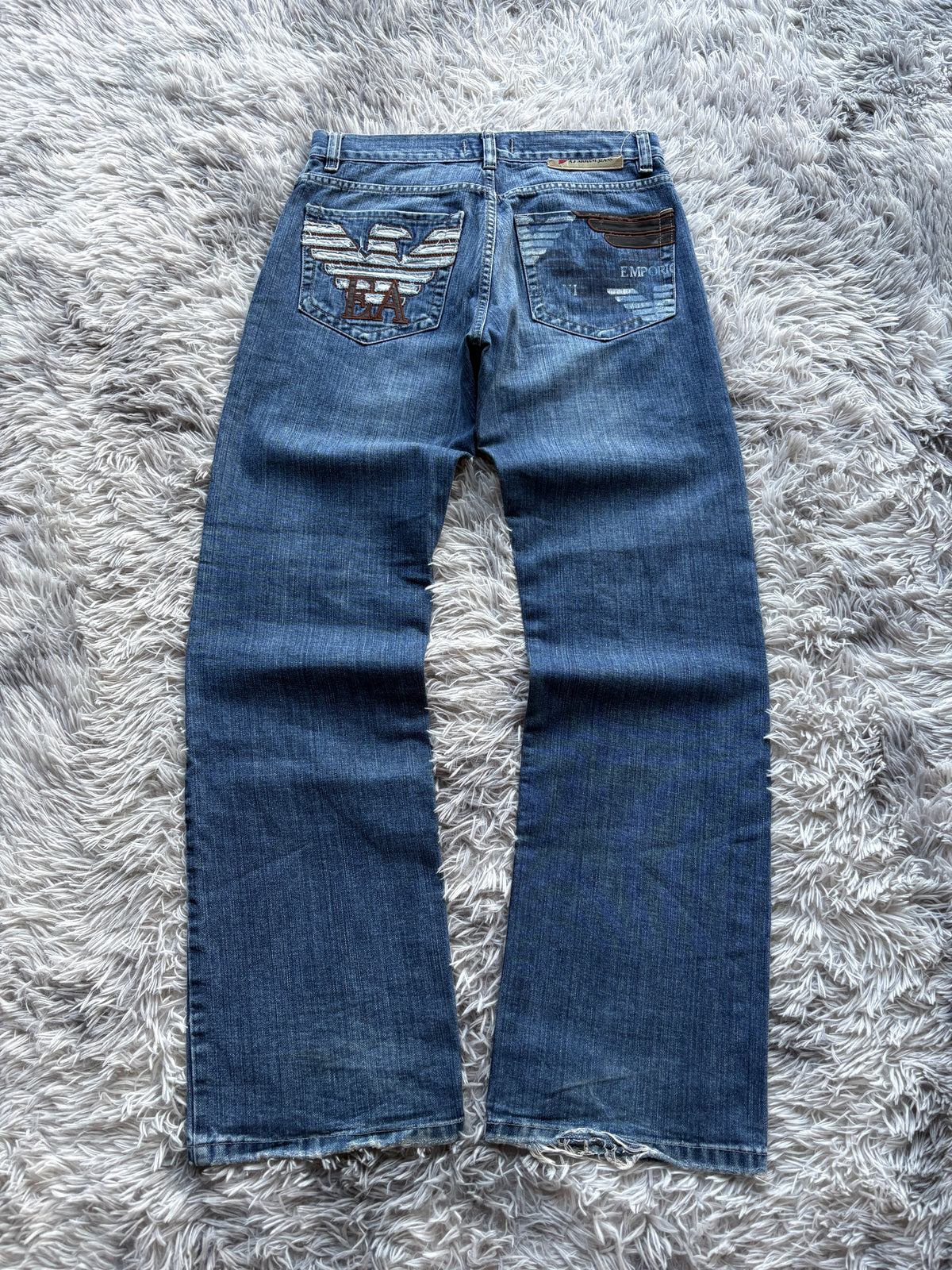 Armani Big Print Jeans (32/M)