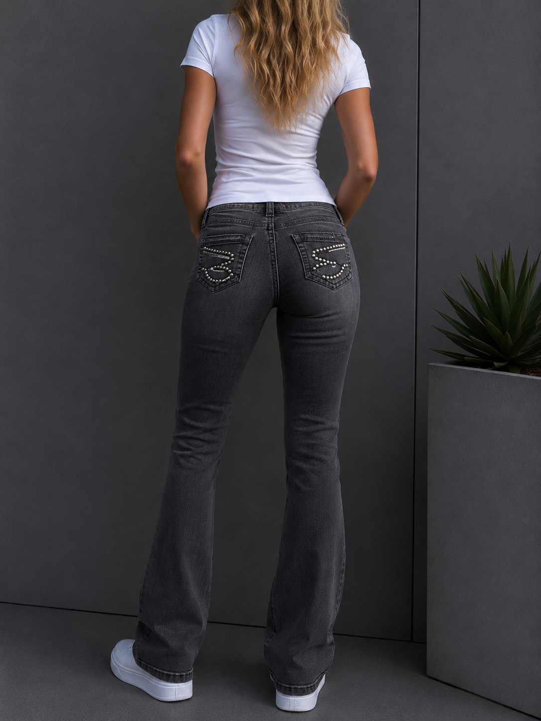 Y2K Style bootcut Jeans (XS Damen)