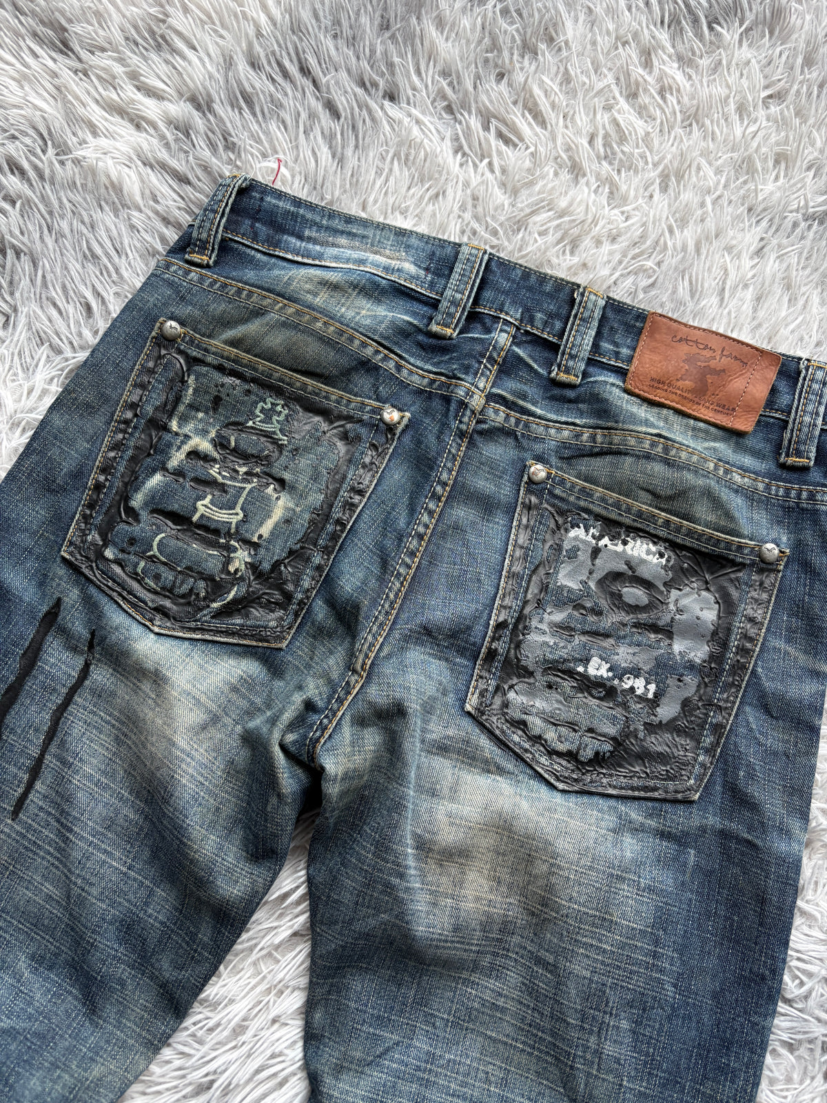 Japan Style ultra Washed Jeans (S)