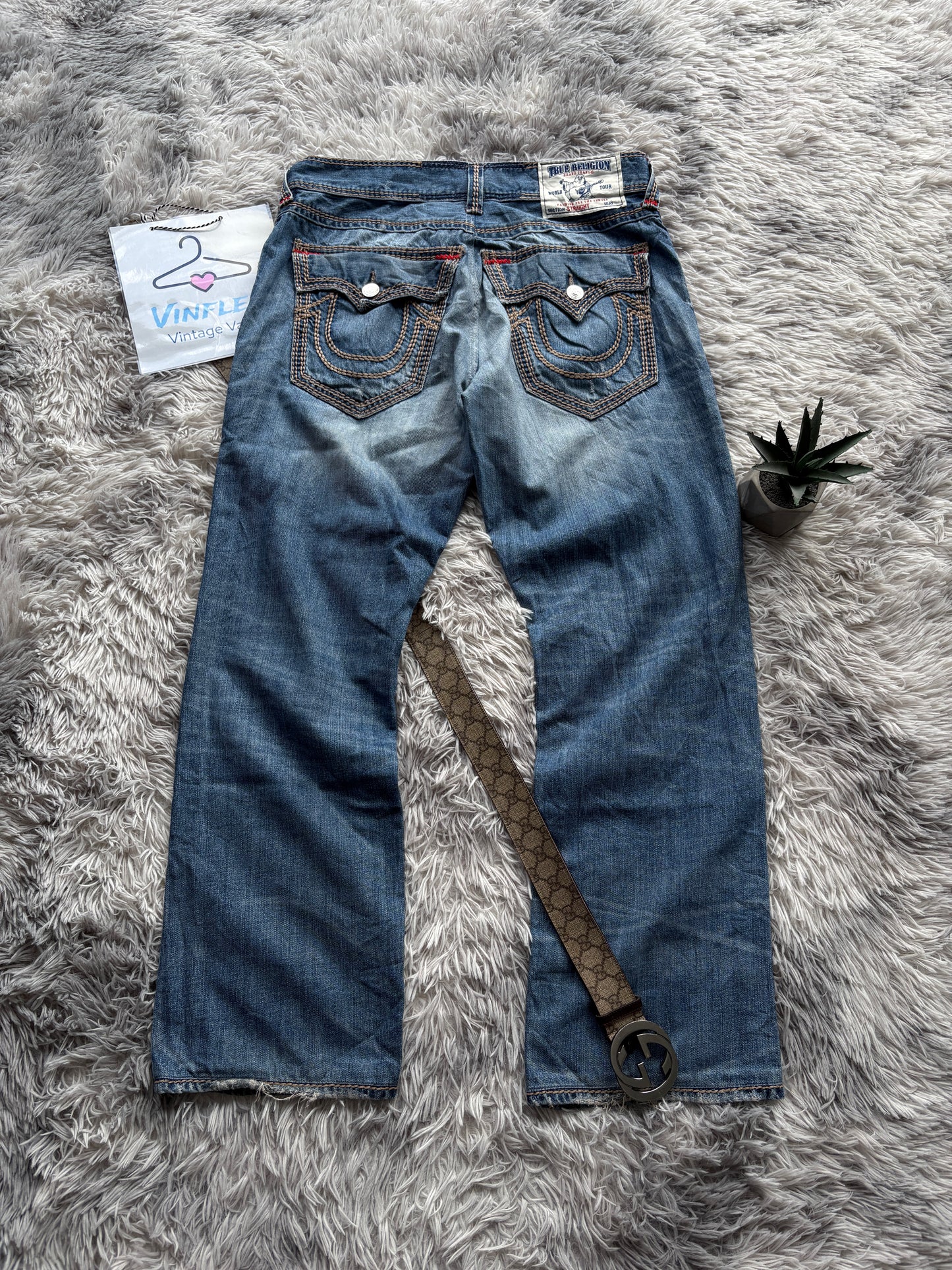 True Religion Baggy Jeans (L)