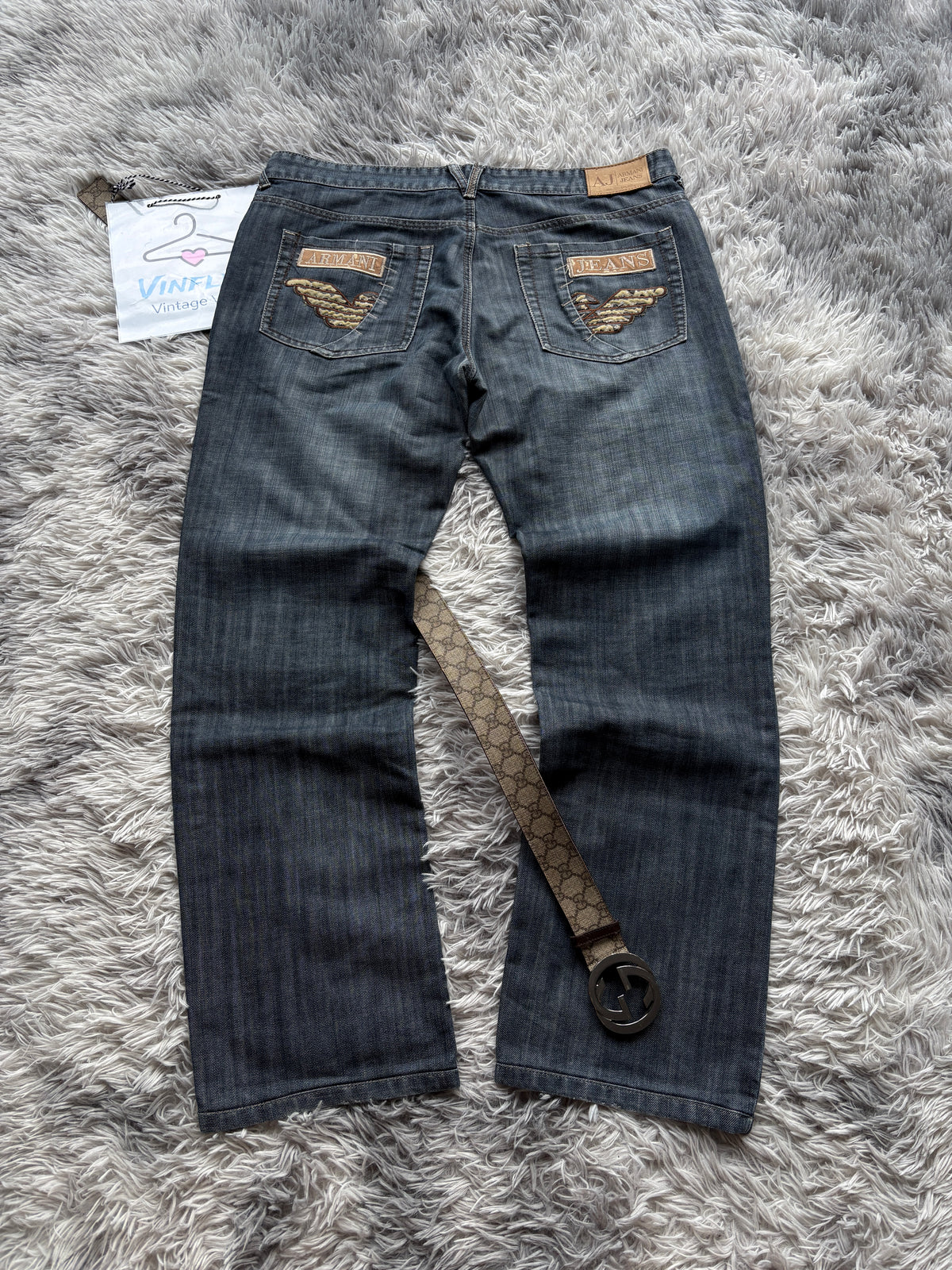 Armani Big Logo Jeans (38)