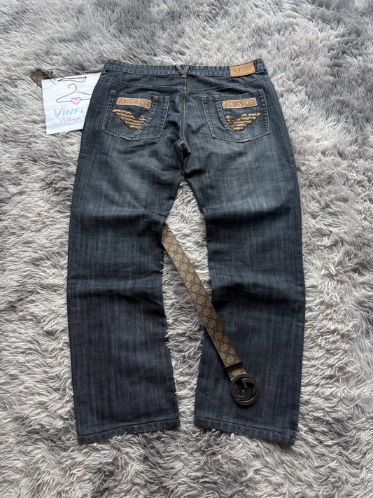 Armani Big Logo Jeans (38)