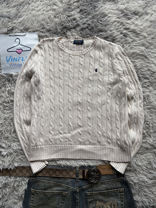 Ralph Lauren Cable Knit Sweater (M Damen)