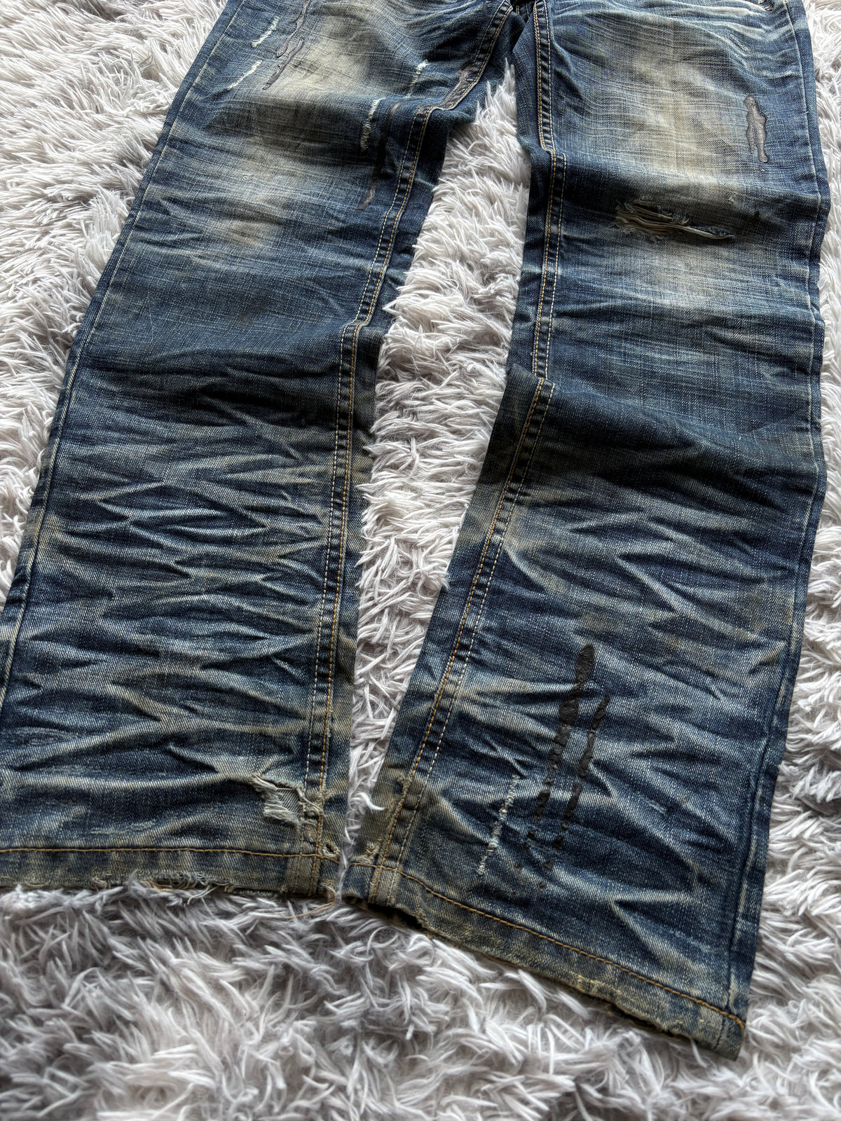 Japan Style ultra Washed Jeans (S)
