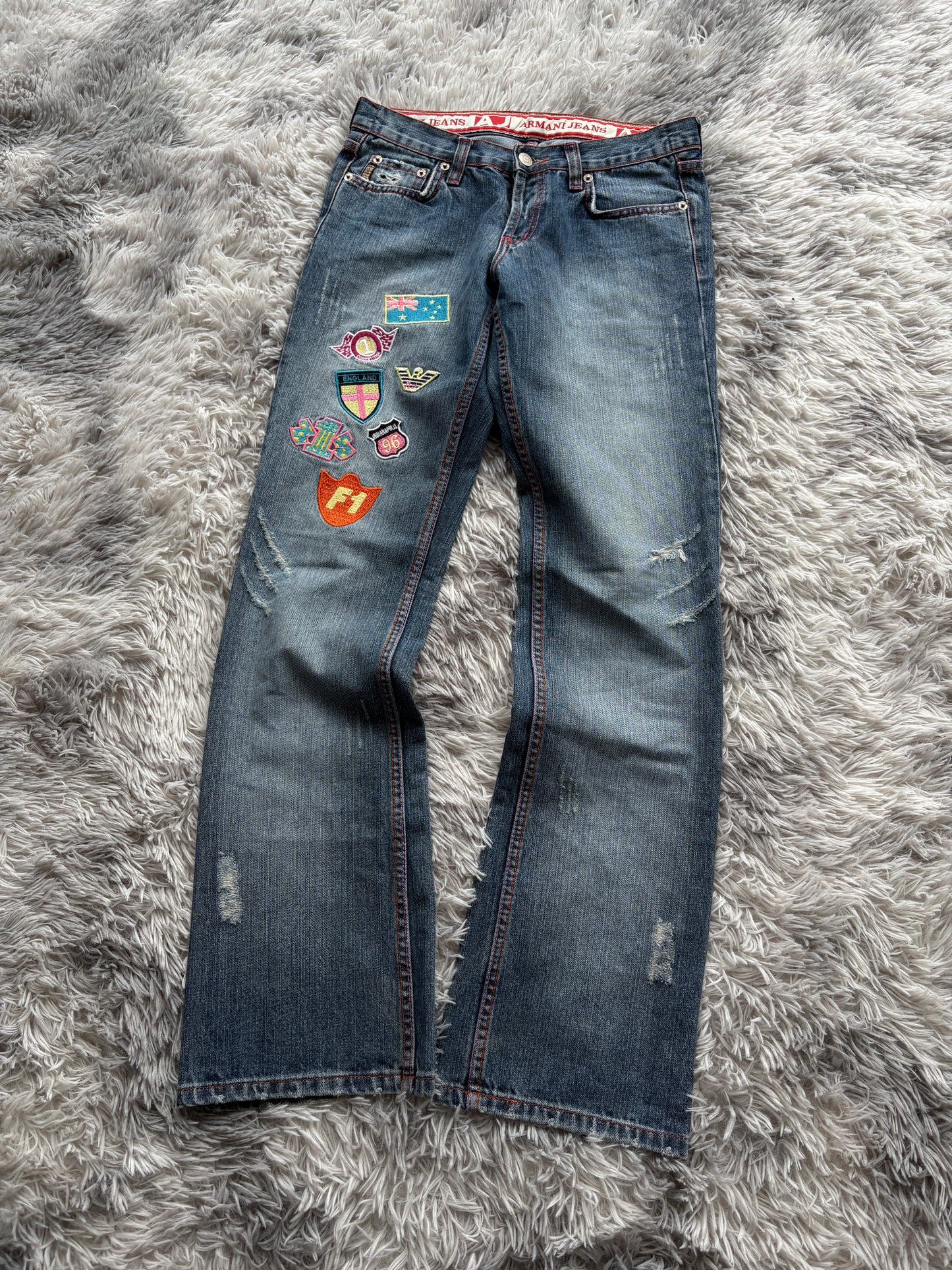 Armani Retro Washed Jeans (30 32)