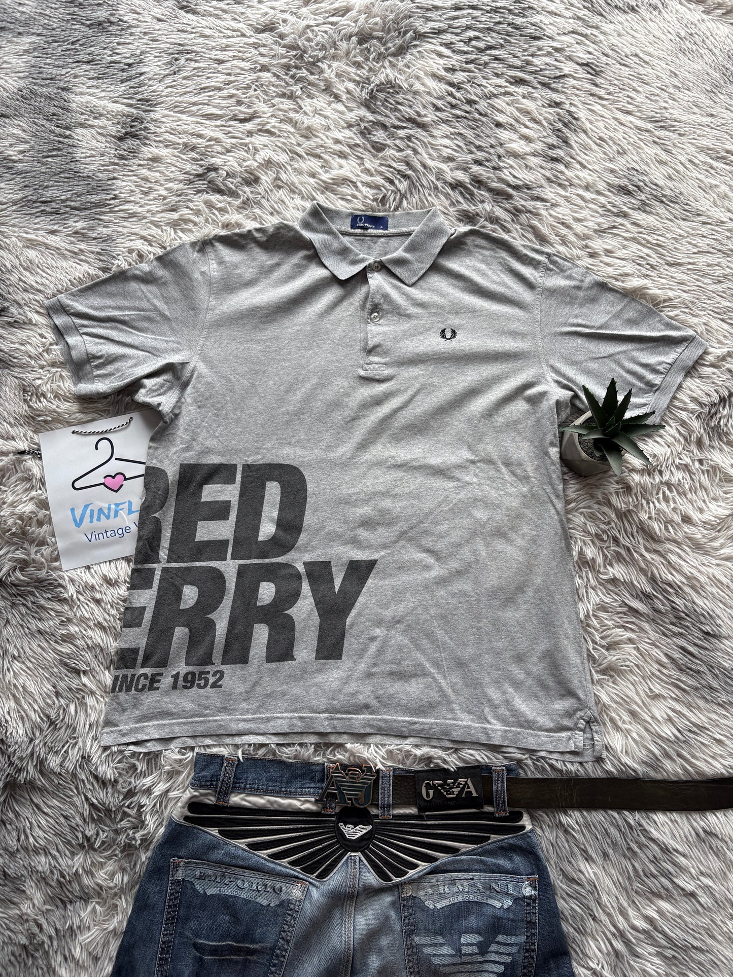 Fred Perry Polo T-Shirt (XL)
