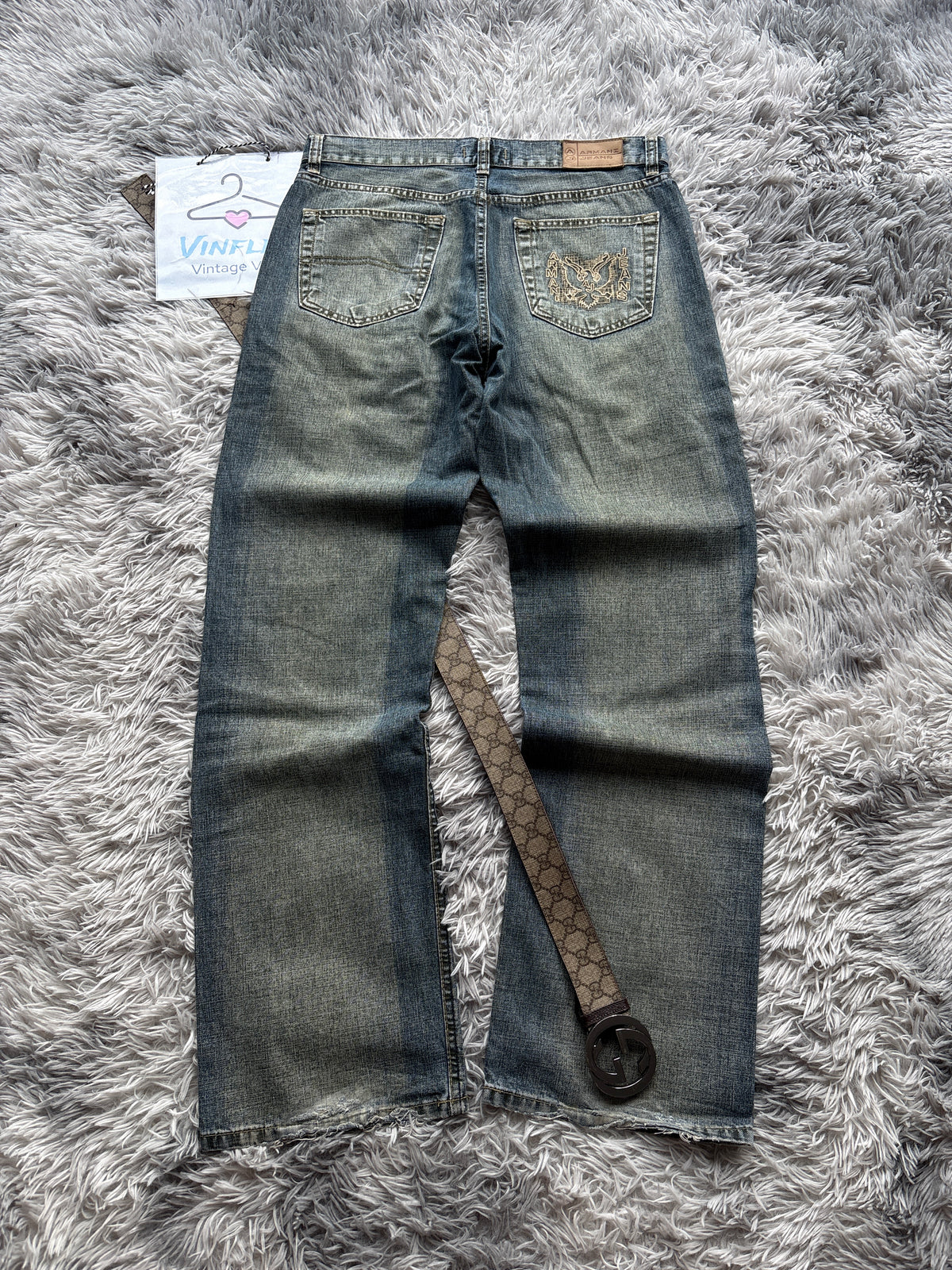 Armani Washed Jeans (S)