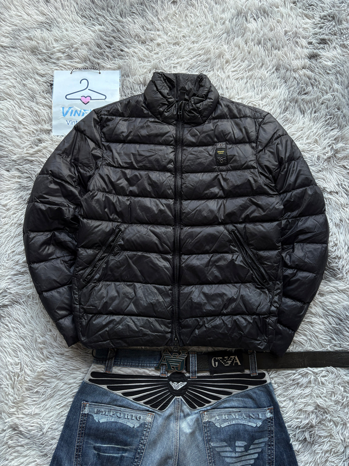 Blauer Jacke (M)