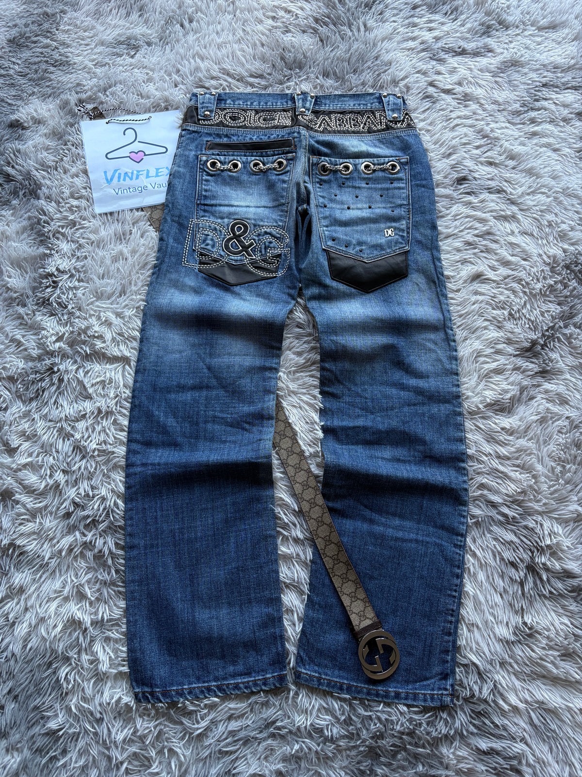 Dolce & Gabbana Big Logo Jeans (M)