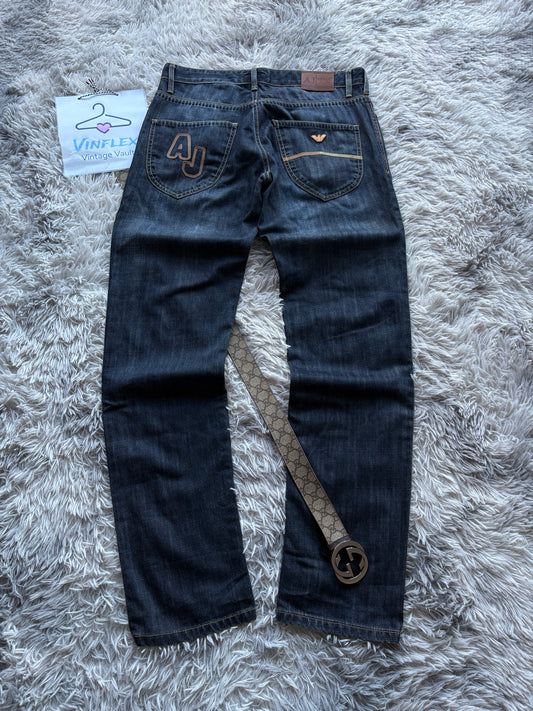 Armani AJ Print Jeans (34)