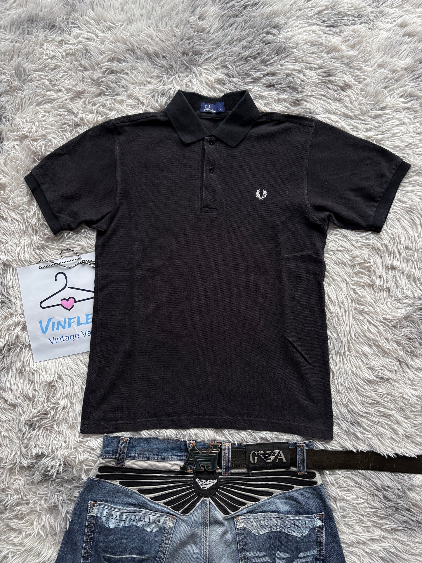 Fred Perry Polo T-Shirt (S)