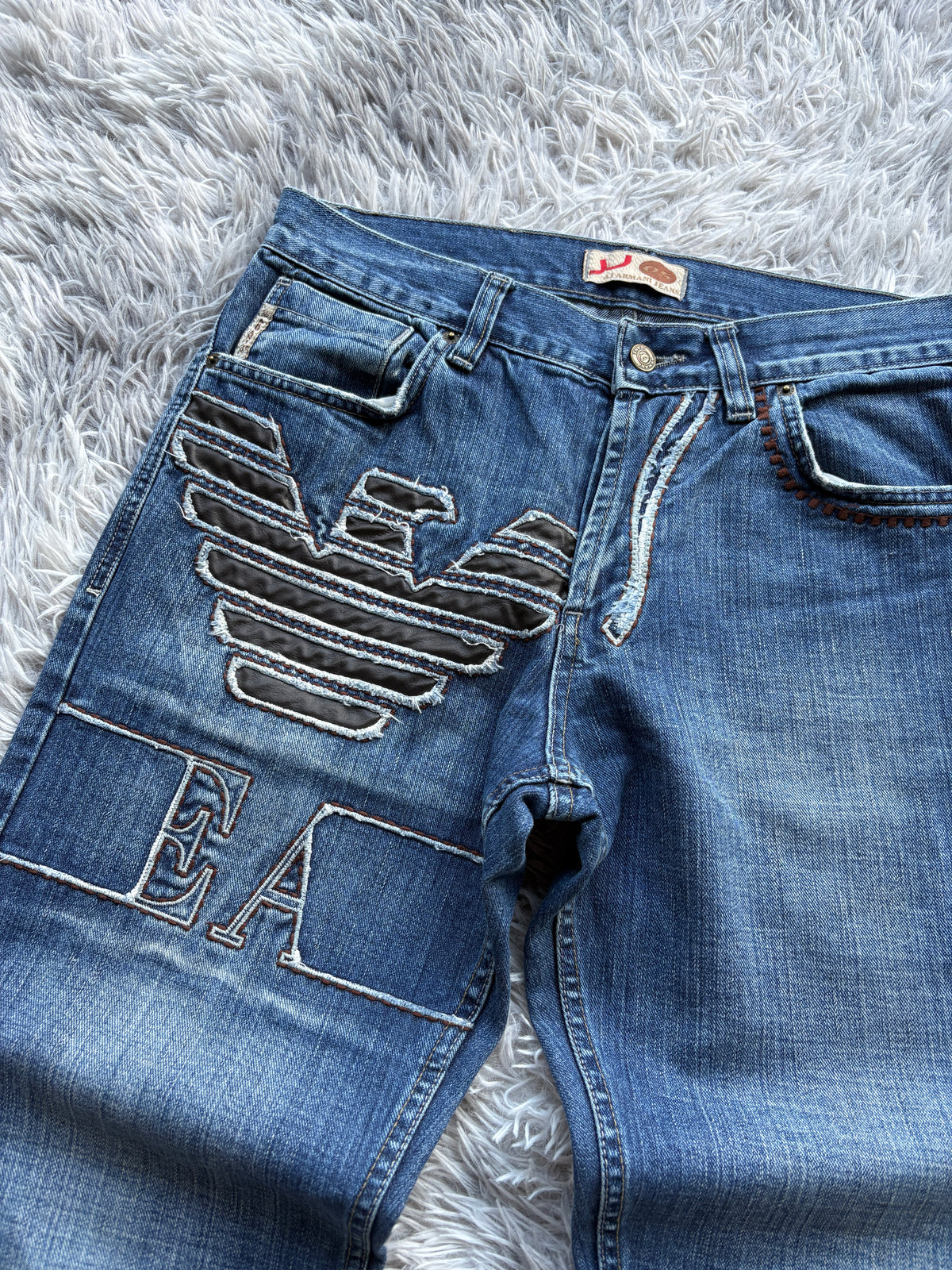 Armani Big Print Jeans (32/M)