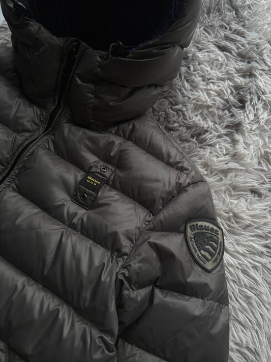 Blauer Pufferjacke (S)