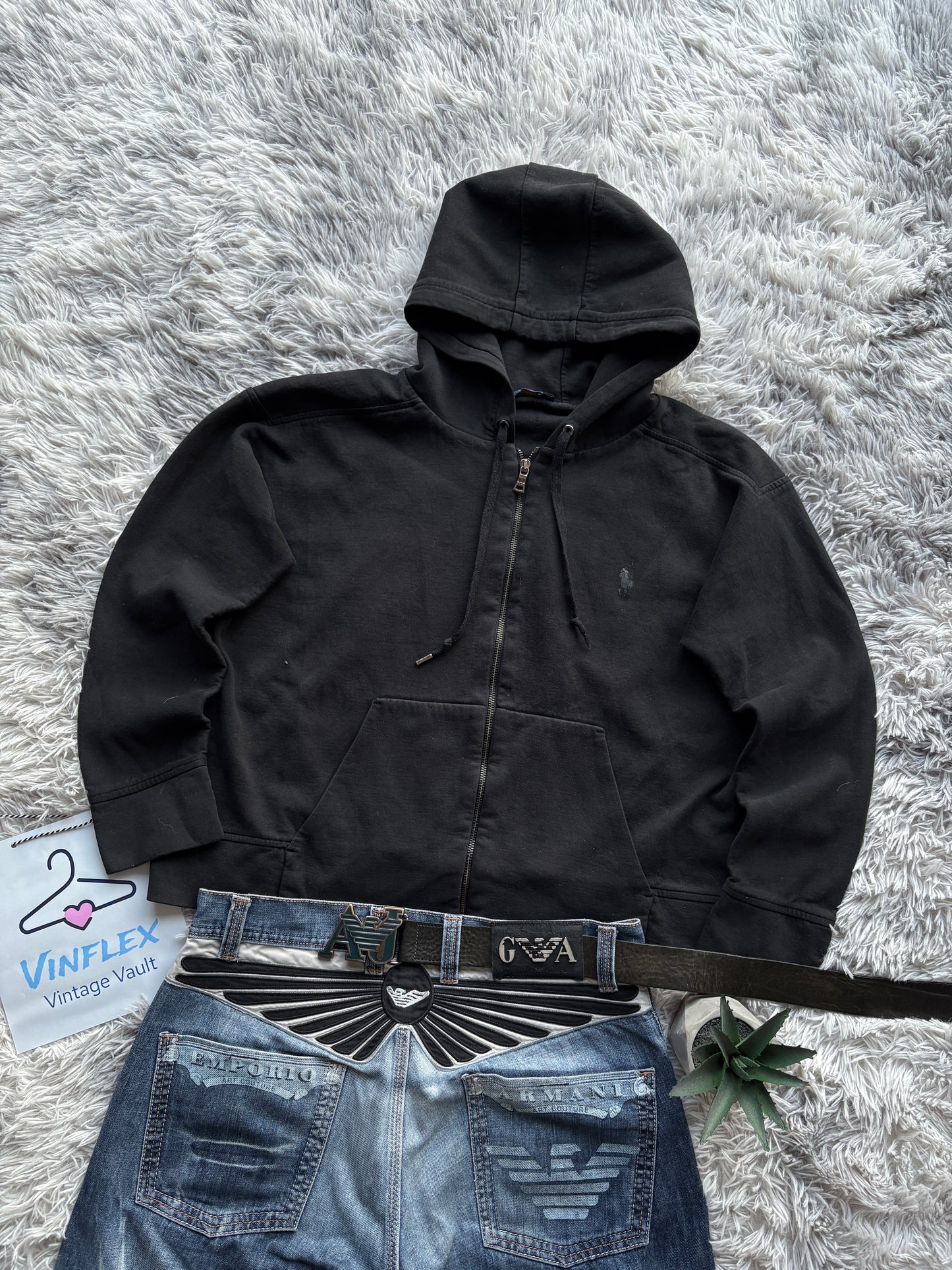 Ralph Lauren Cropped / Oversized Zipper (XL)