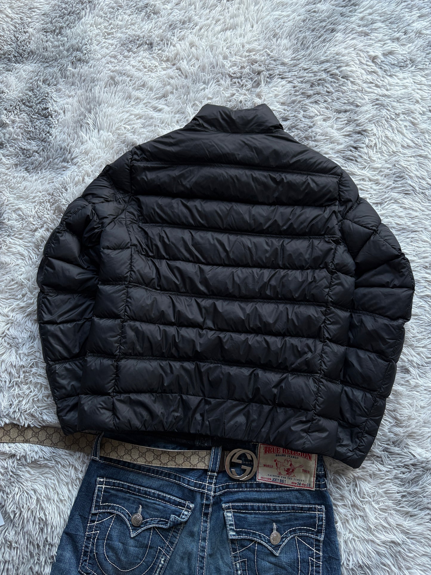 Blauer Pufferjacke (L)