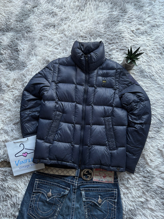 Blauer Pufferjacke (L)