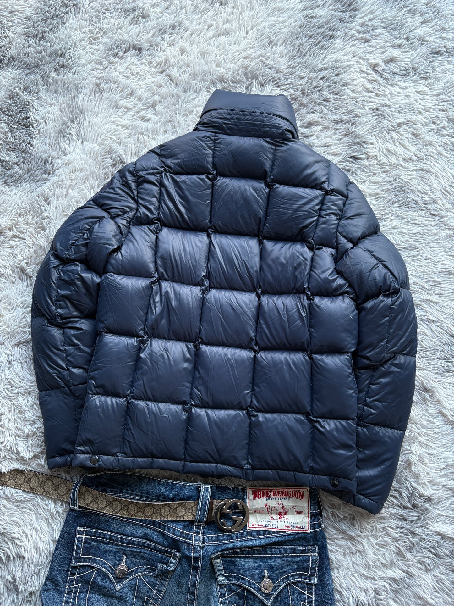 Blauer Pufferjacke (L)