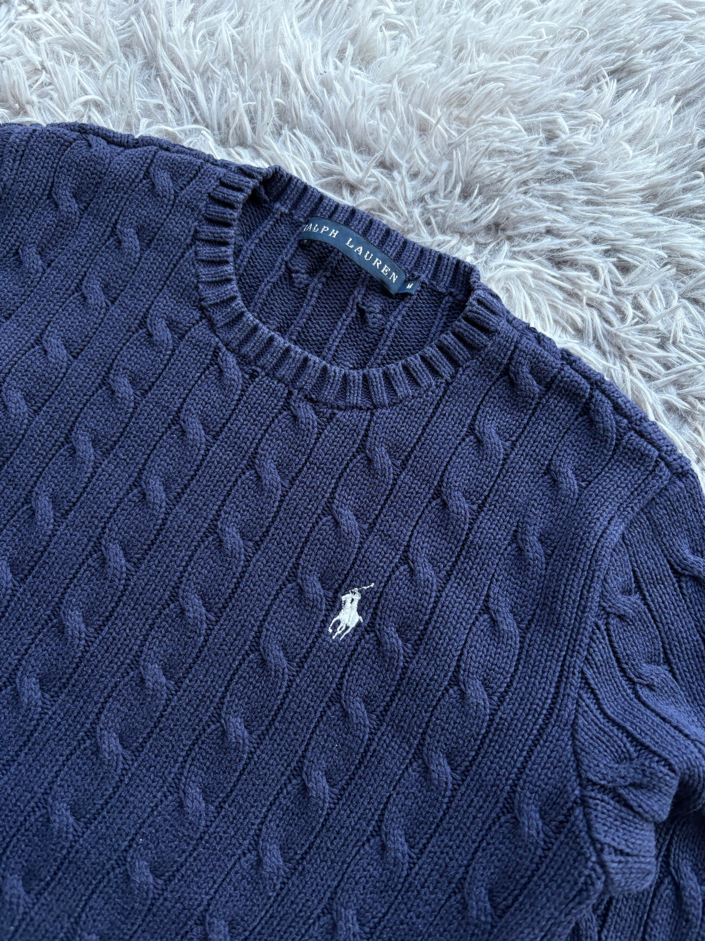 Ralph Lauren Cable Knit Sweater (M Damen)