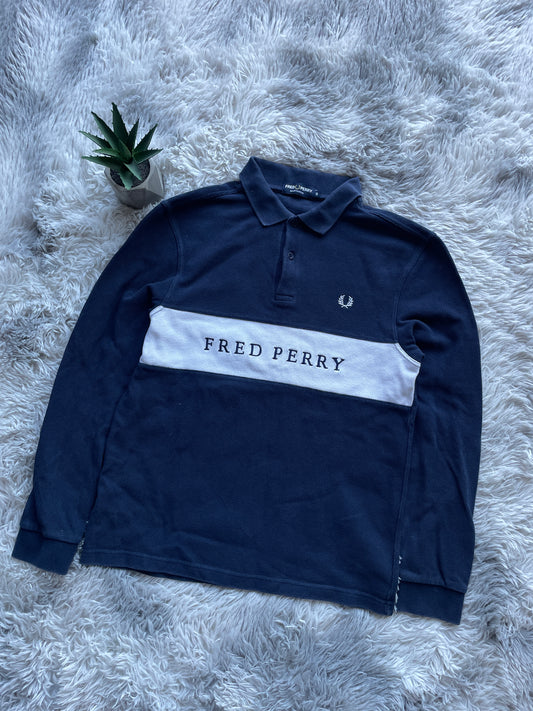 Fred Perry langarm Polo-Shirt (S)