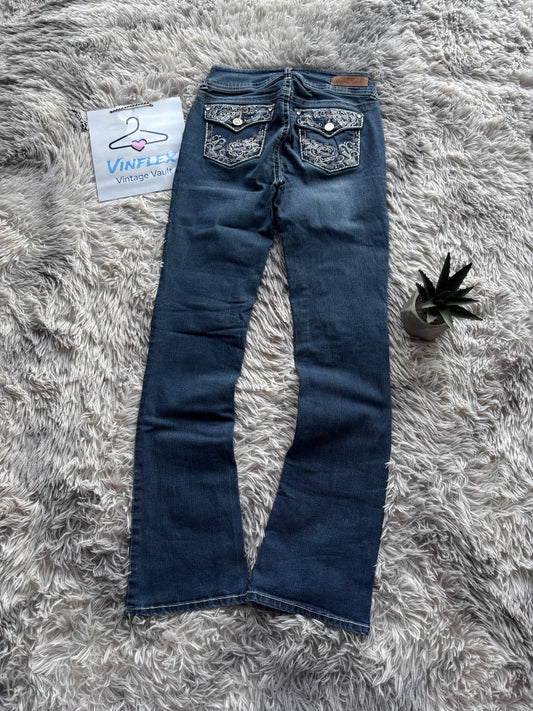 Y2K Style Bootcut Jeans (XS Damen)