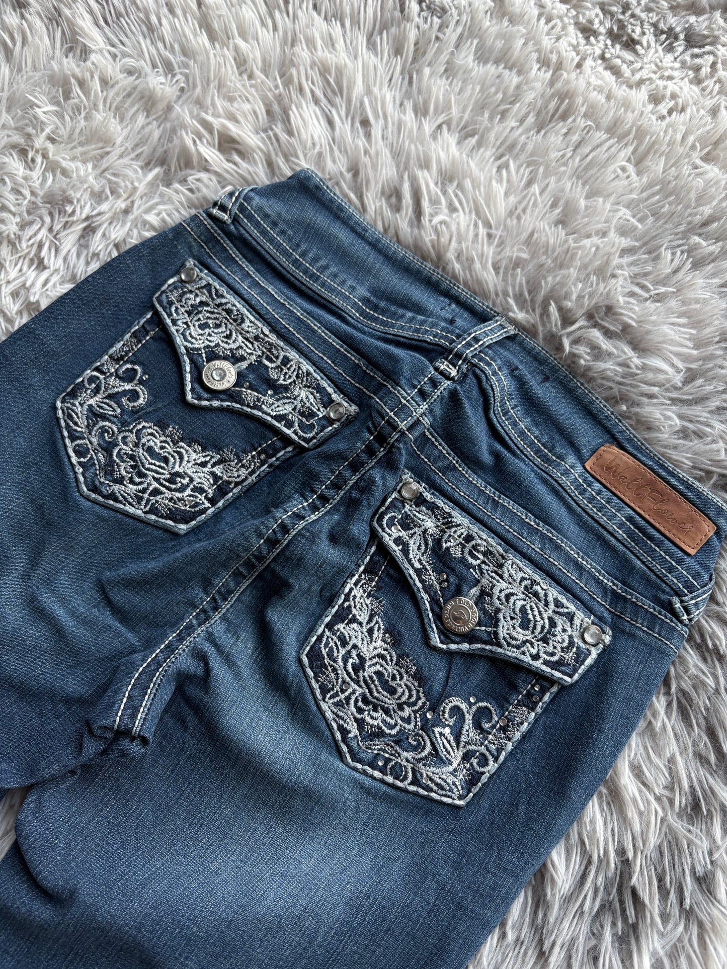 Y2K Style Bootcut Jeans (XS Damen)