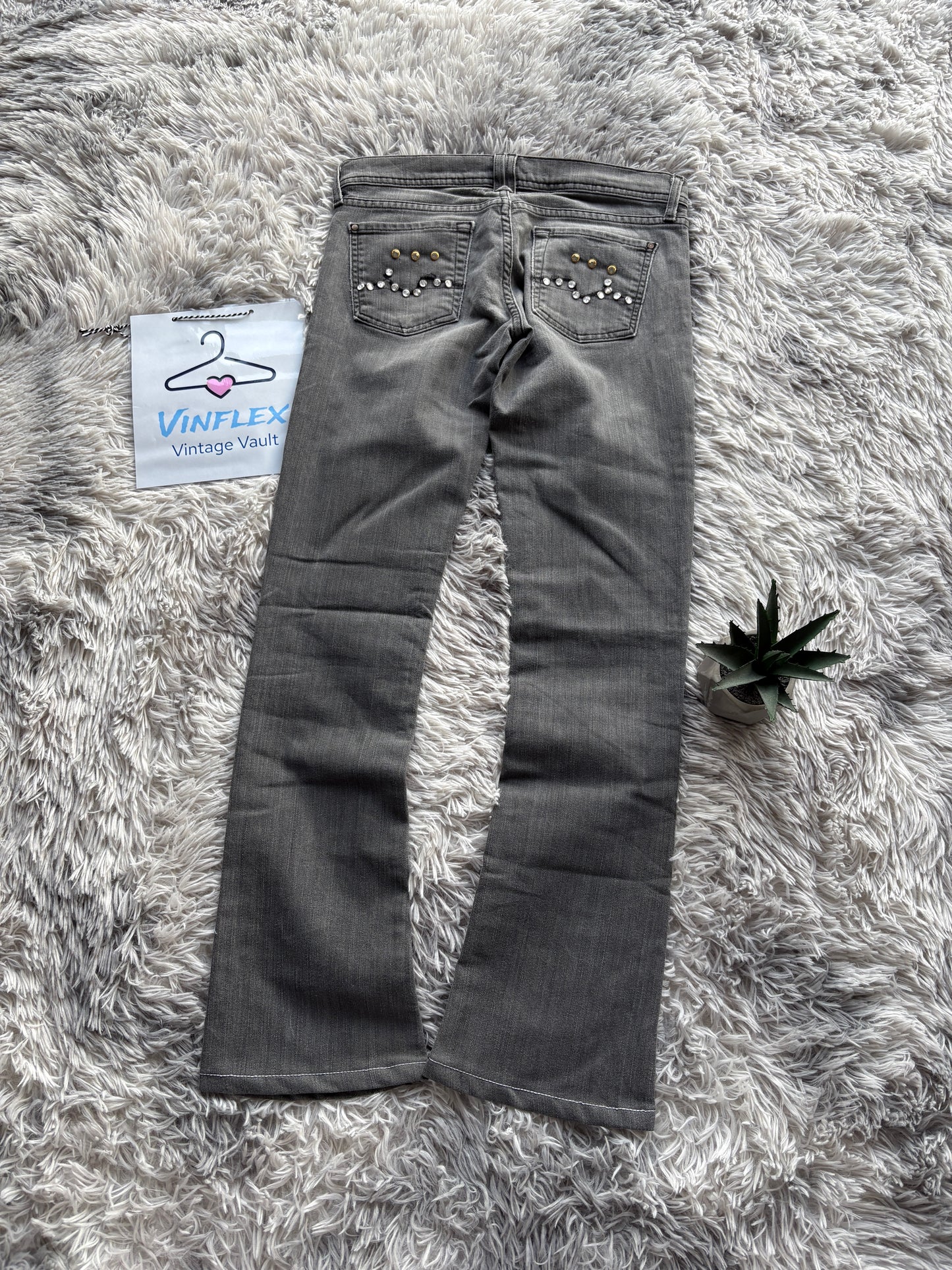 Y2K Style Bootcut Jeans (S Damen)