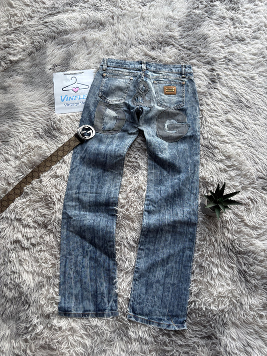 D&G Printed Jeans (S)