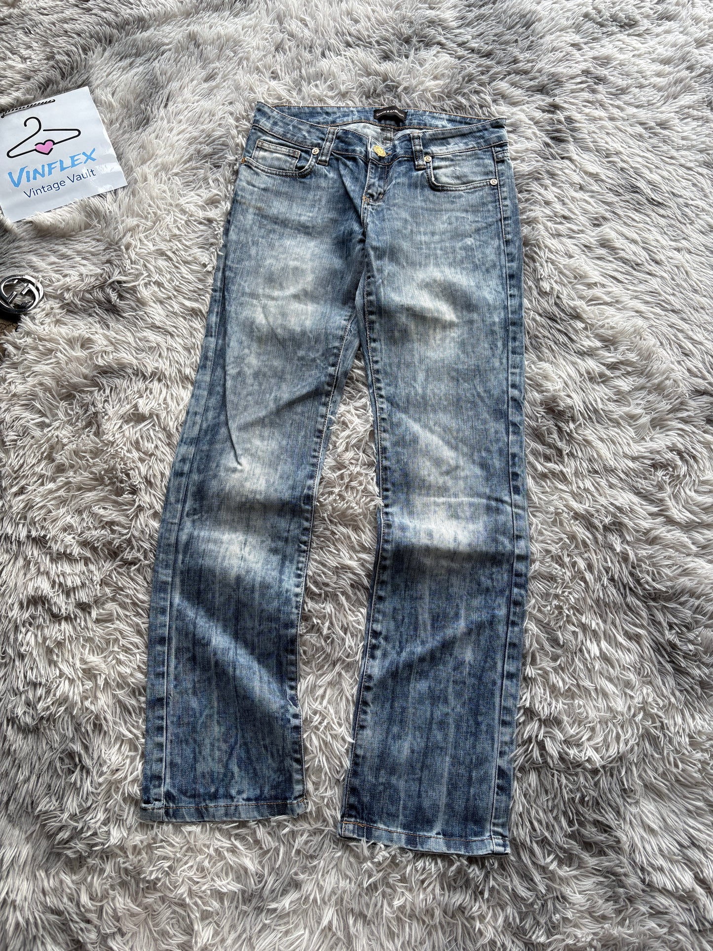 D&G Printed Jeans (S)