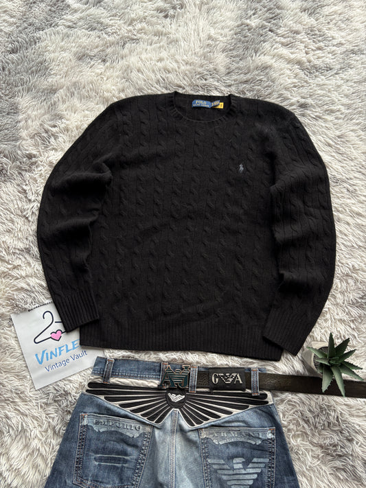 Ralph Lauren Cashmere Cable Knit (L)