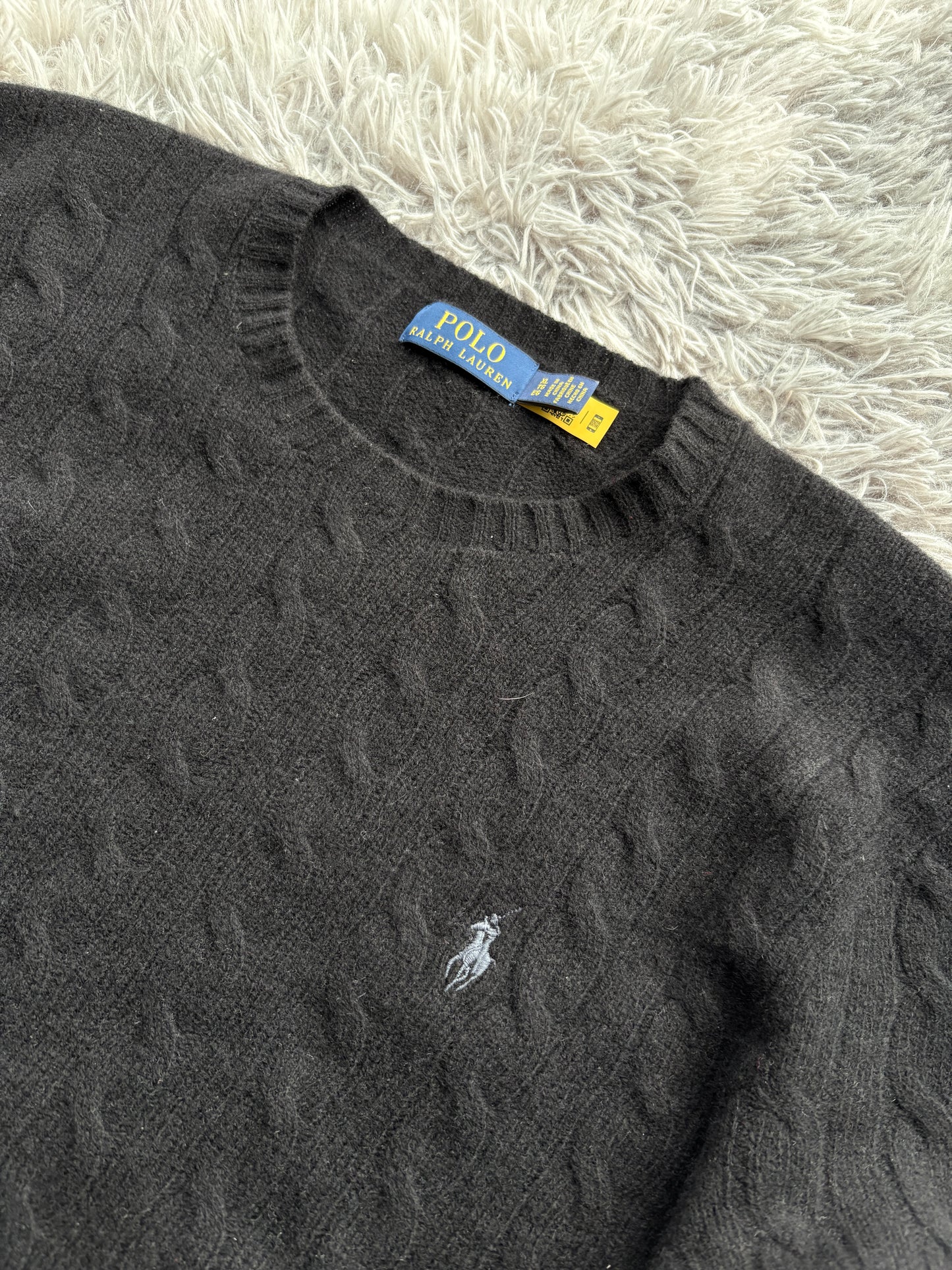 Ralph Lauren Cashmere Cable Knit (L)