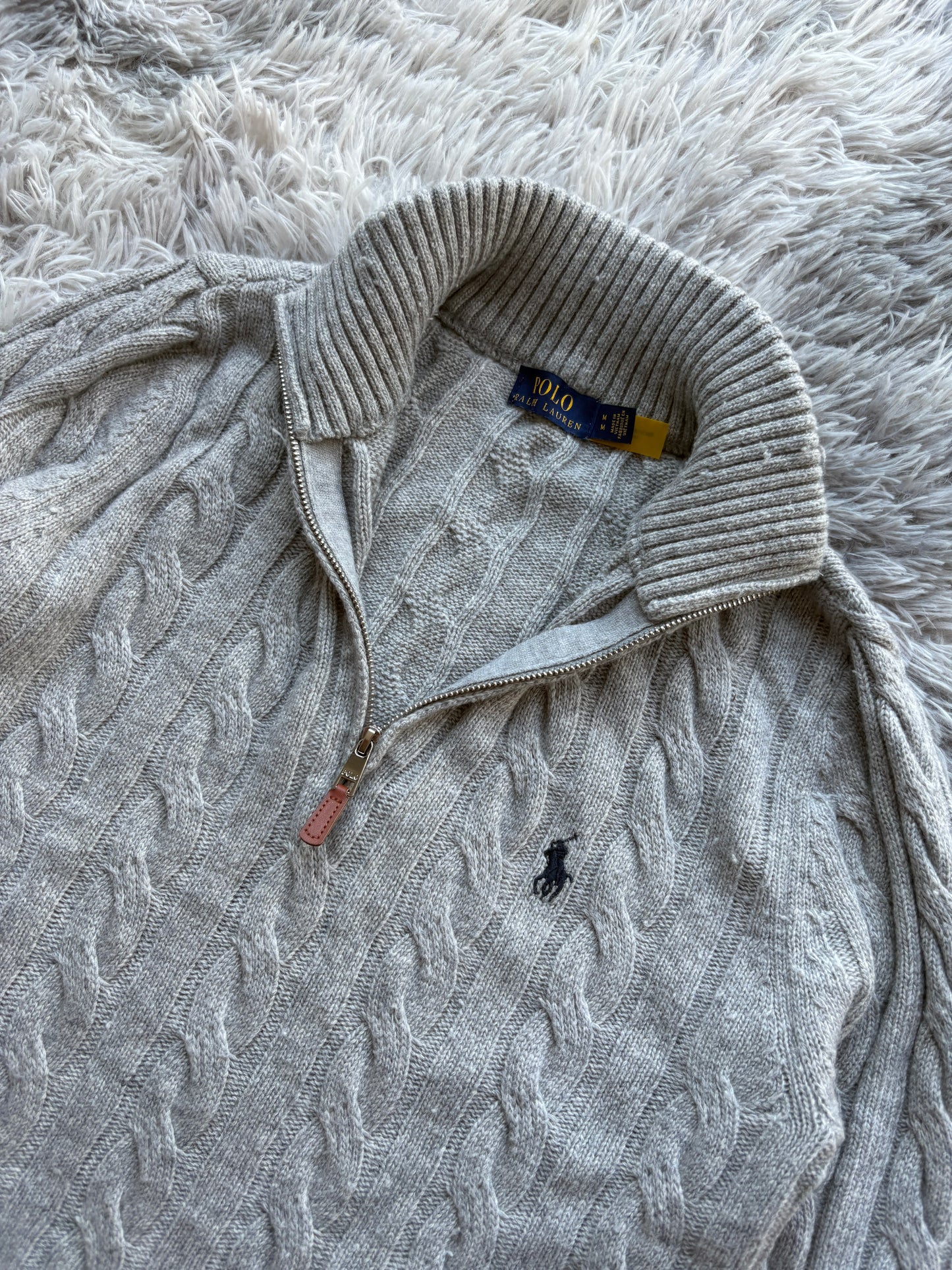 Ralph Lauren Cable Sweater Slim (M)